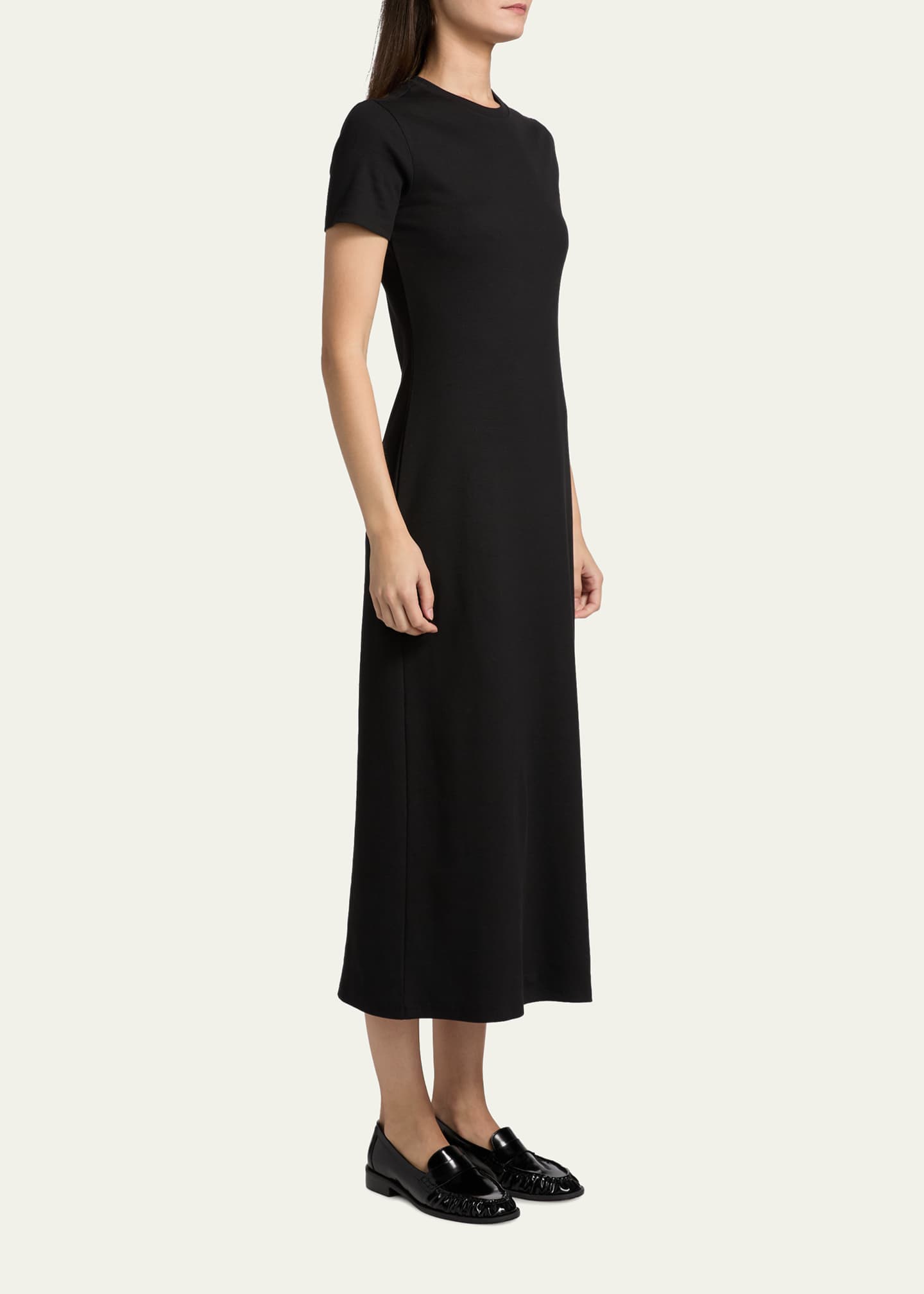 Short-Sleeve T-Shirt Dress - Thumbnail 4