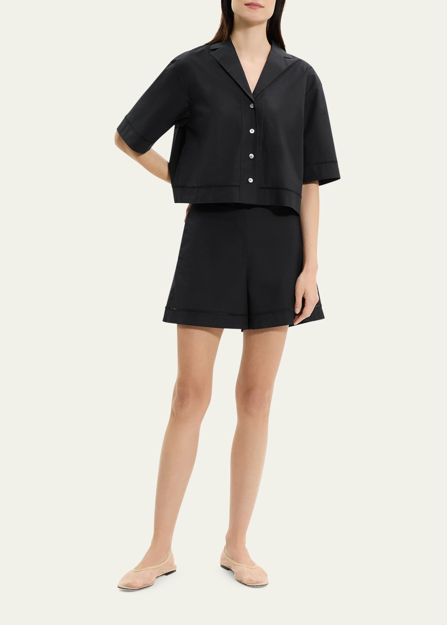 Theory Mid-Length Shorts Image 2 of 5