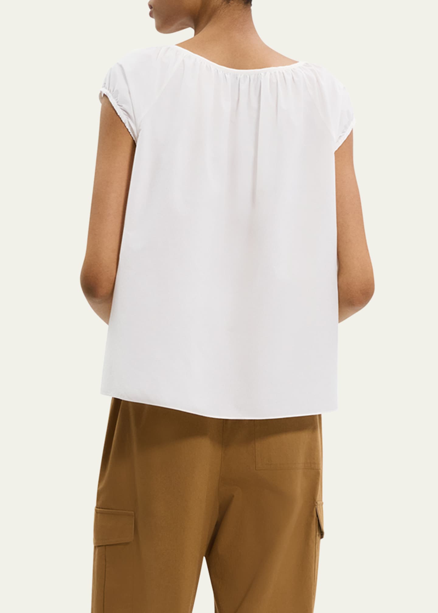 Theory Easy Tie Blouse Image 3 of 5