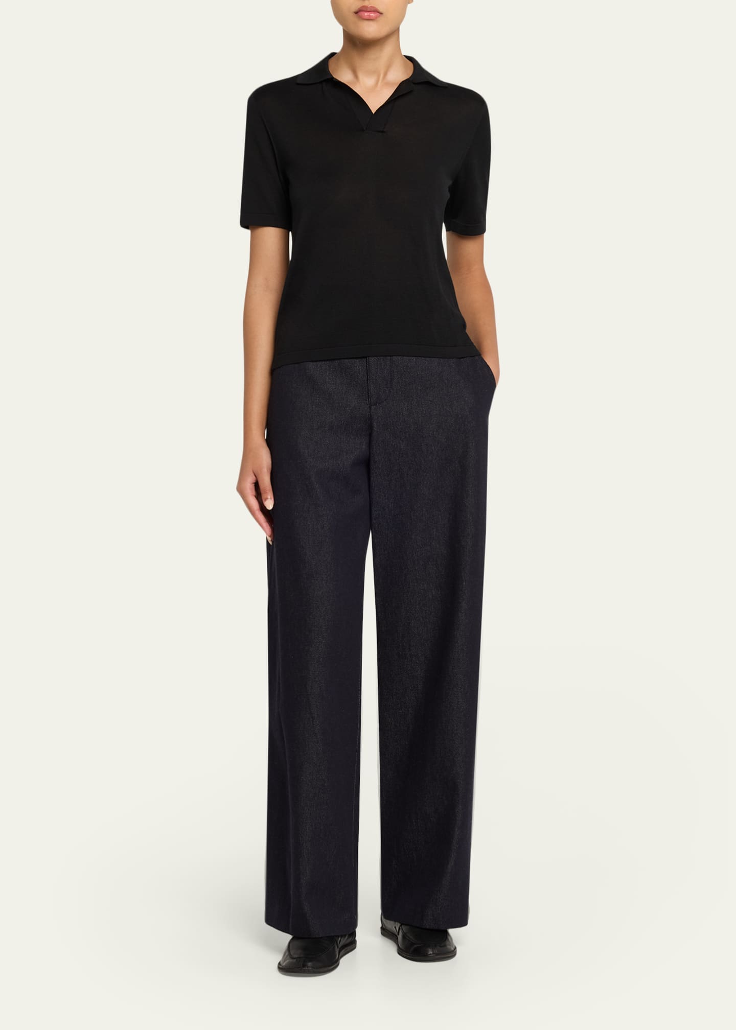 Vince High-Rise Cotton Twill Pants Image 2 of 5