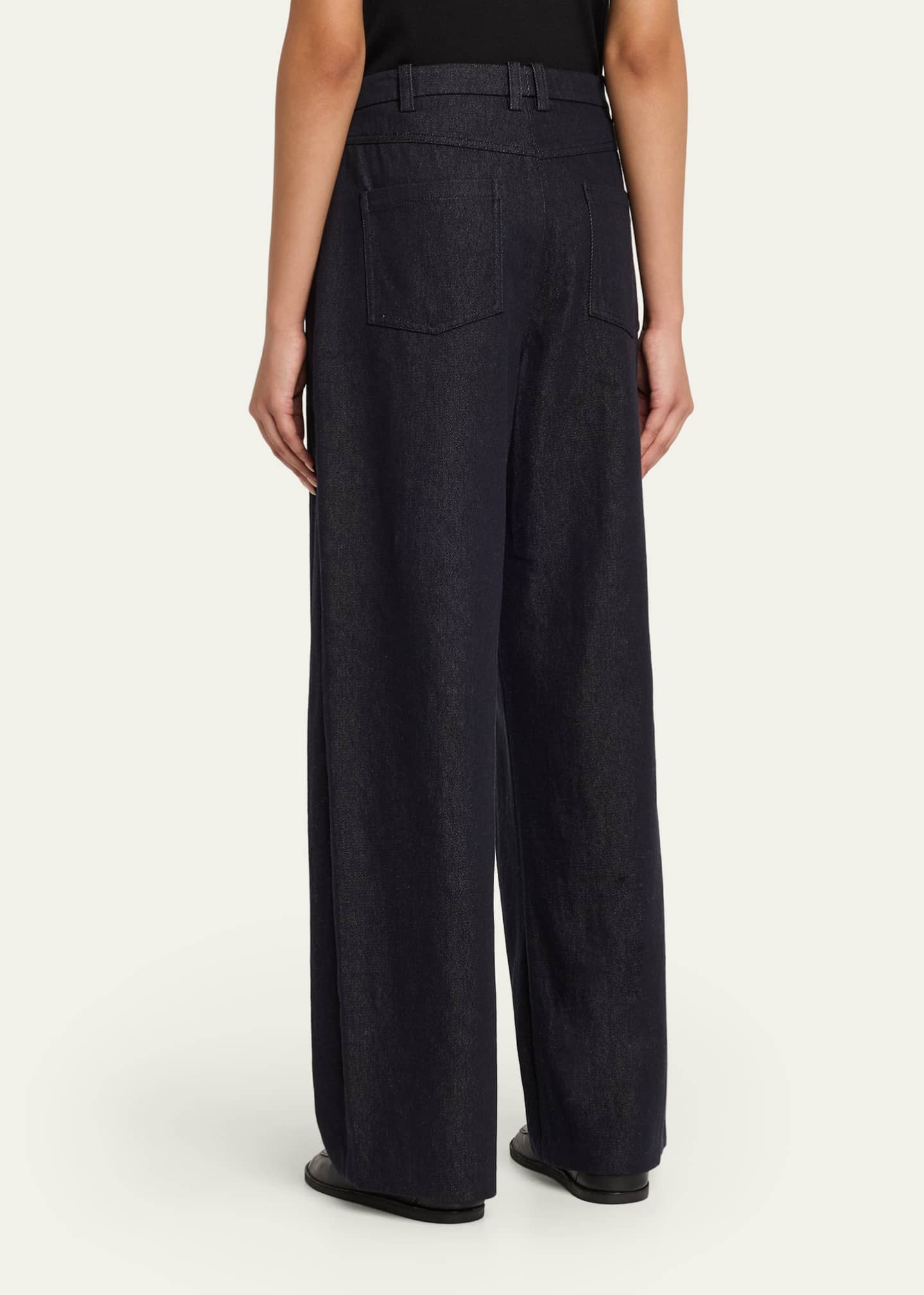 Vince High-Rise Cotton Twill Pants Image 3 of 5