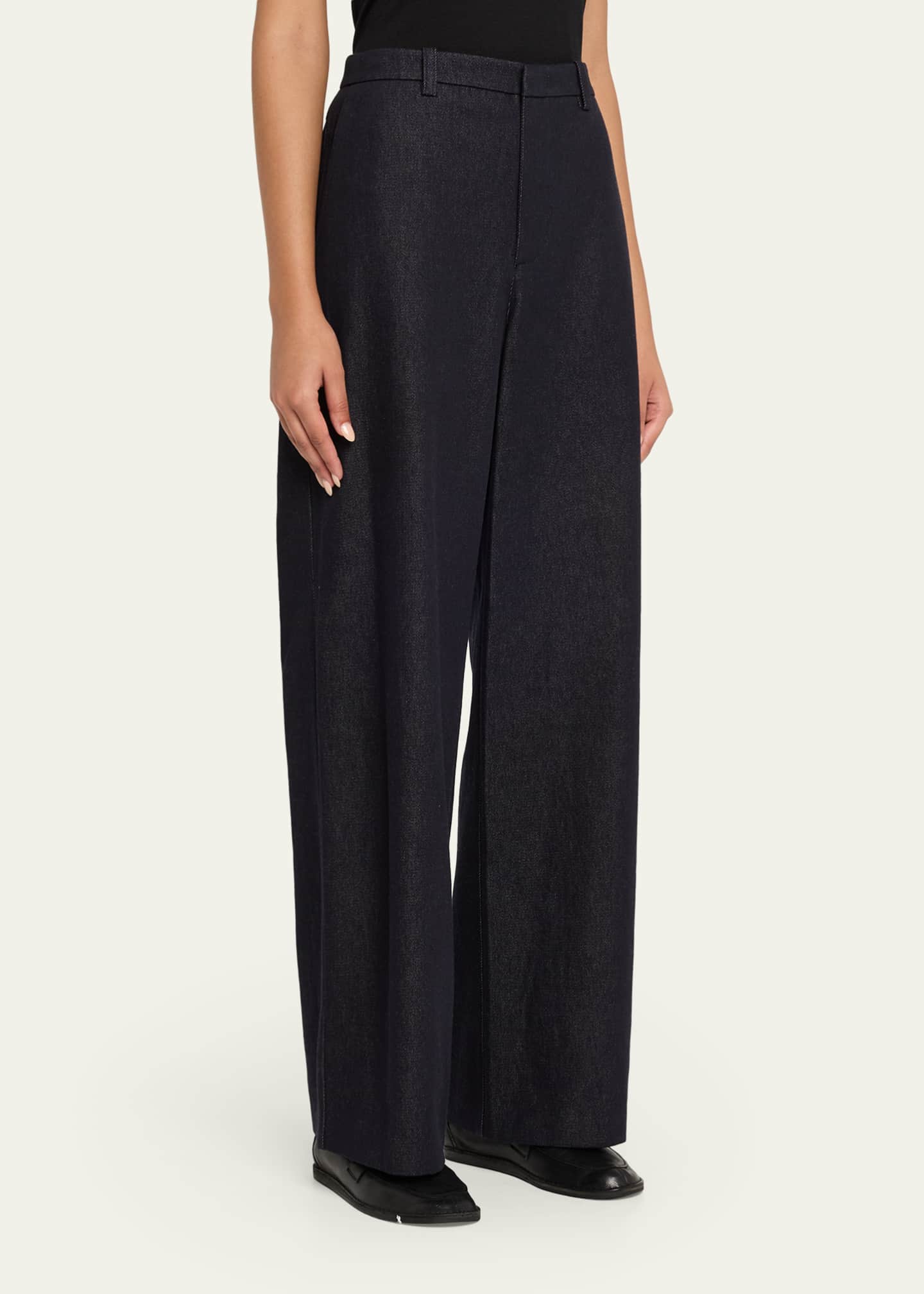 Vince High-Rise Cotton Twill Pants Image 4 of 5