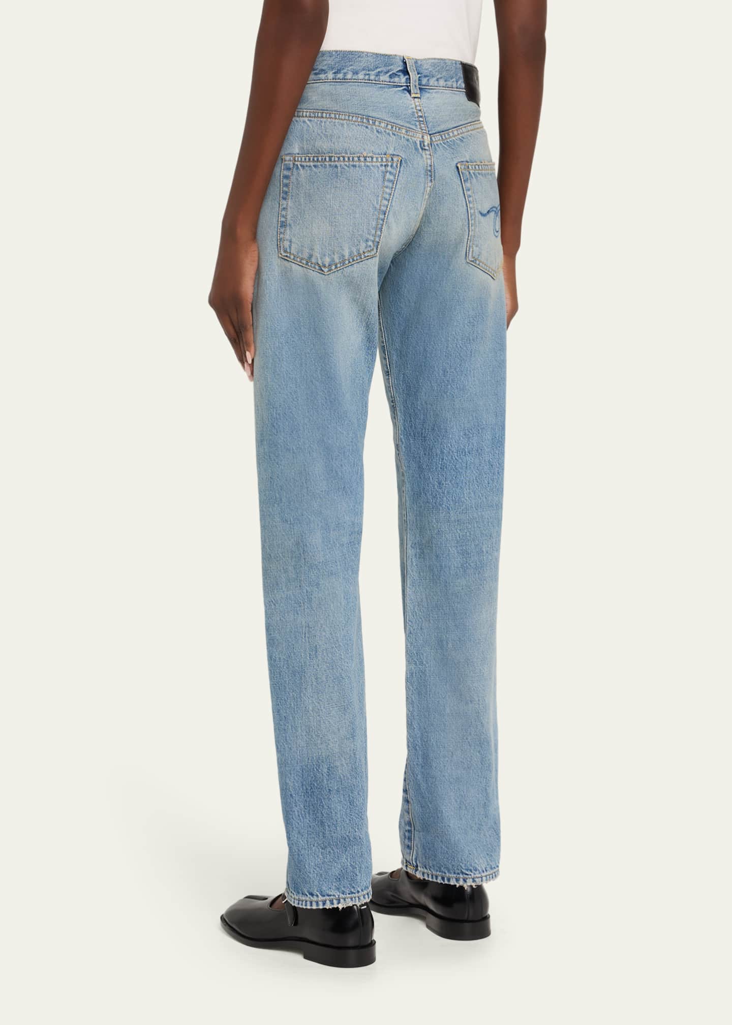 R13 Romeo Cuffed Boyfriend Jeans Image 3 of 5