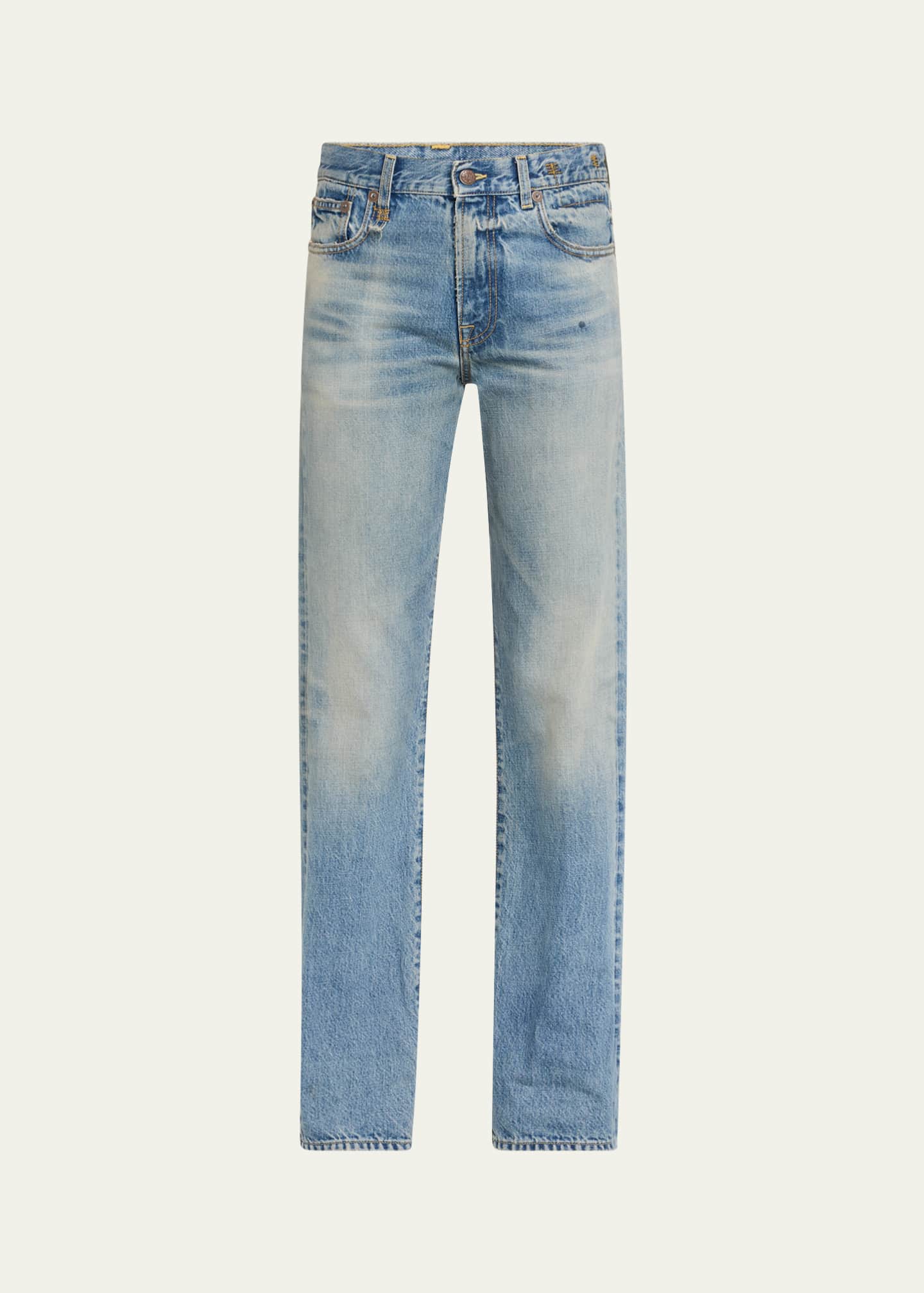 R13 Romeo Cuffed Boyfriend Jeans Image 1 of 5