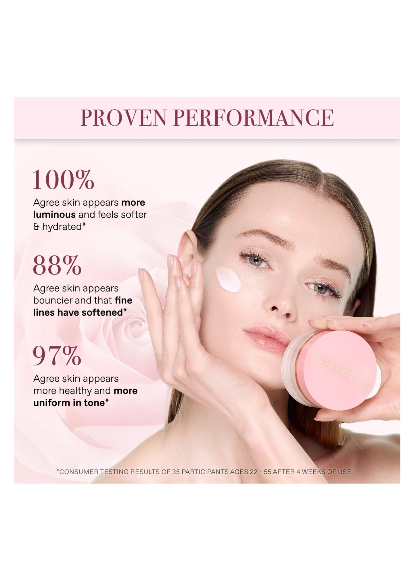 Pat McGrath Labs Divine Skin: Rose 001™ The Hydrating Glow Cream, 1.6 oz. Image 5 of 5