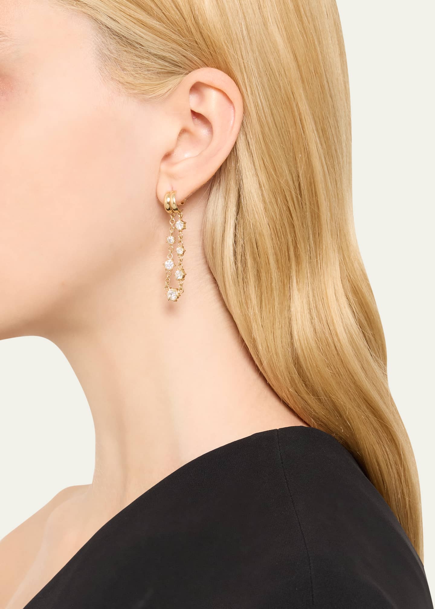 Constellation Double Huggie Earrings
