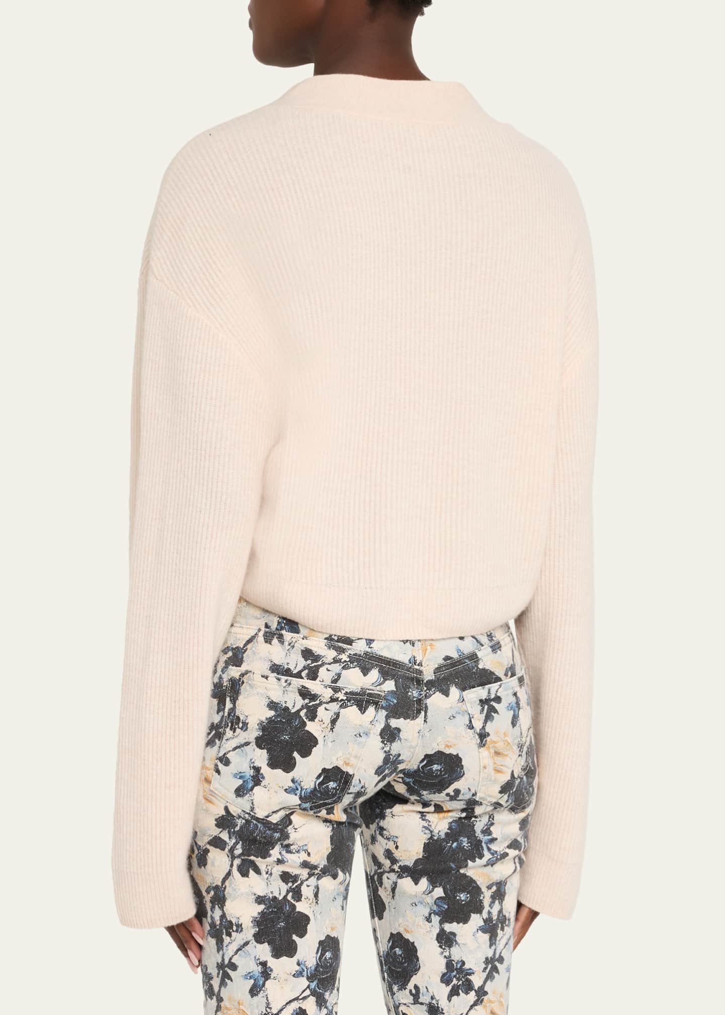 トップス 2025SS HARD TWIST CASHMERE KNIT CARDIGAN Cashmere Hard Twist Knit Cardigan – La Garçonne