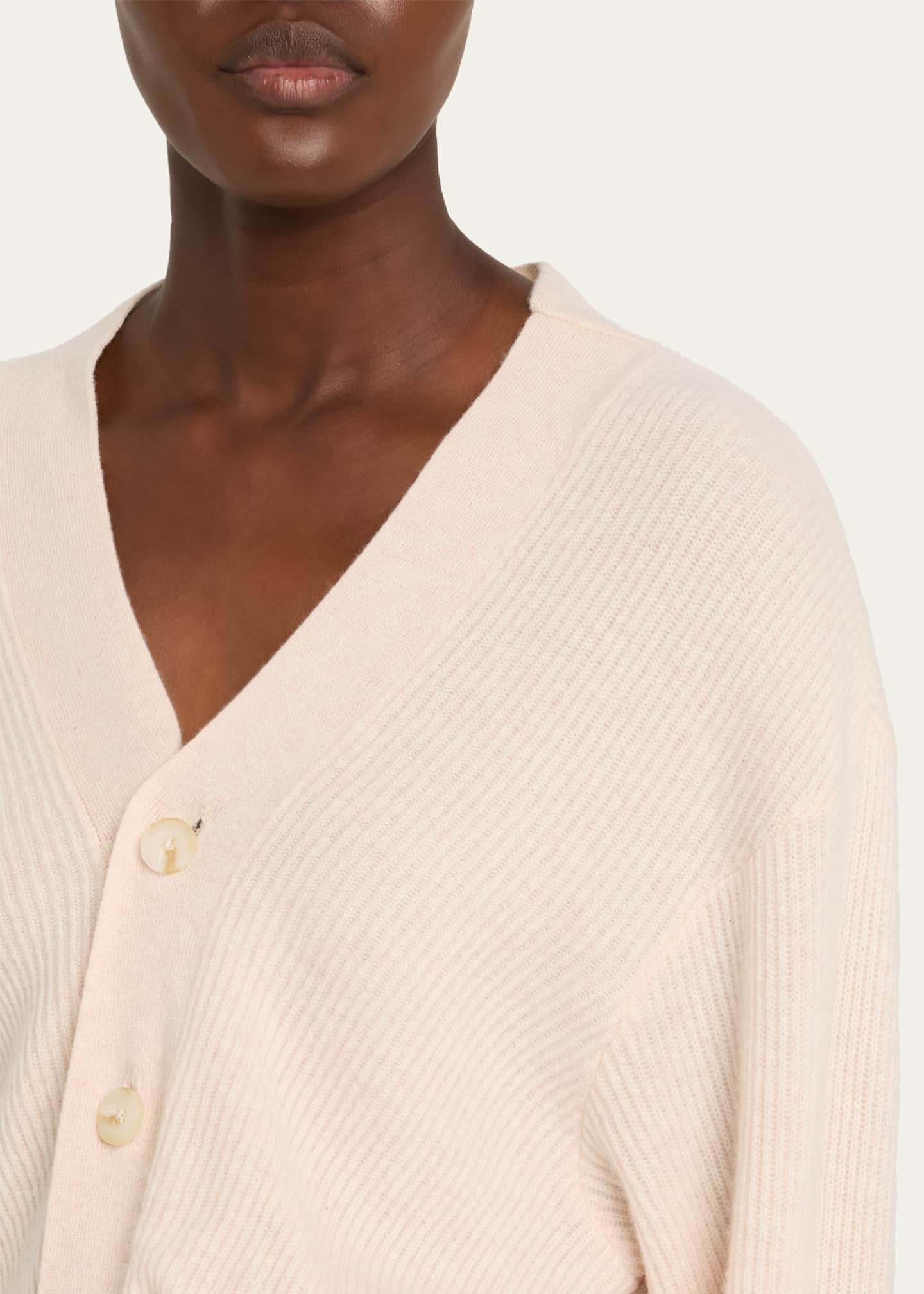 トップス 2025SS HARD TWIST CASHMERE KNIT CARDIGAN Cashmere Hard Twist Knit Cardigan – La Garçonne