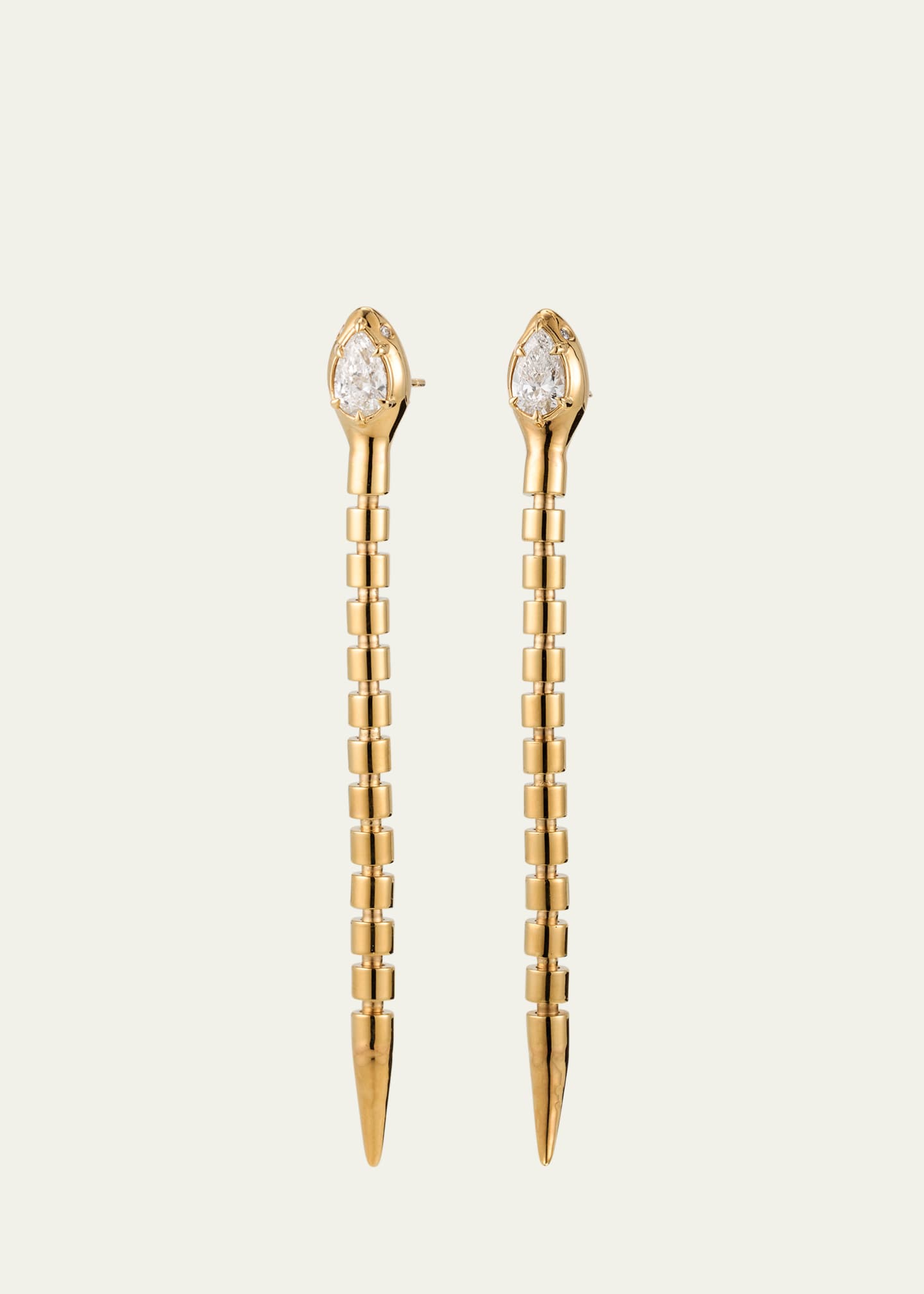 Dara Kaye Serpent Drop Earrings