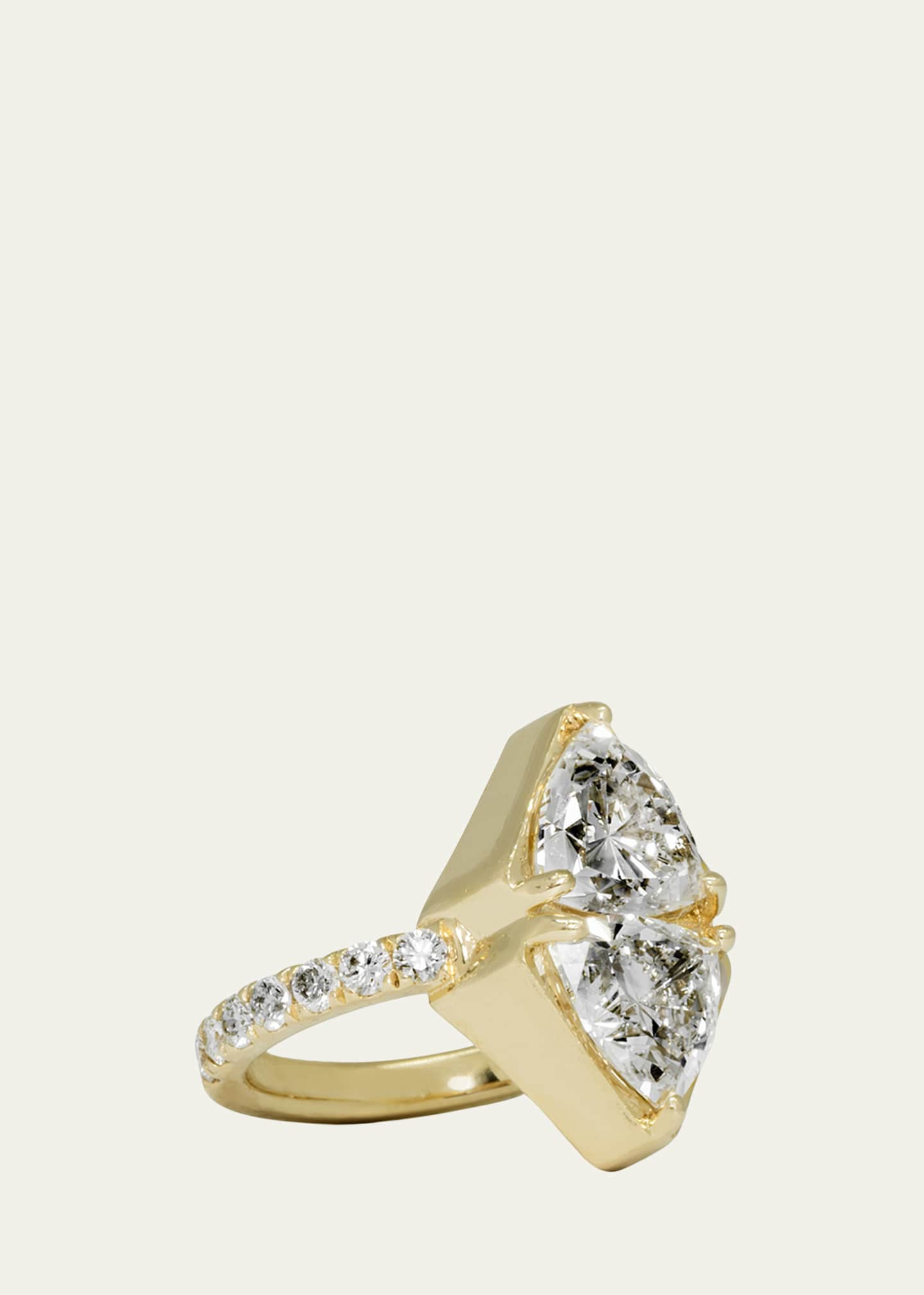 Dara Kaye Trillion Talisman Double Shield Statement Ring Image 2 of 2