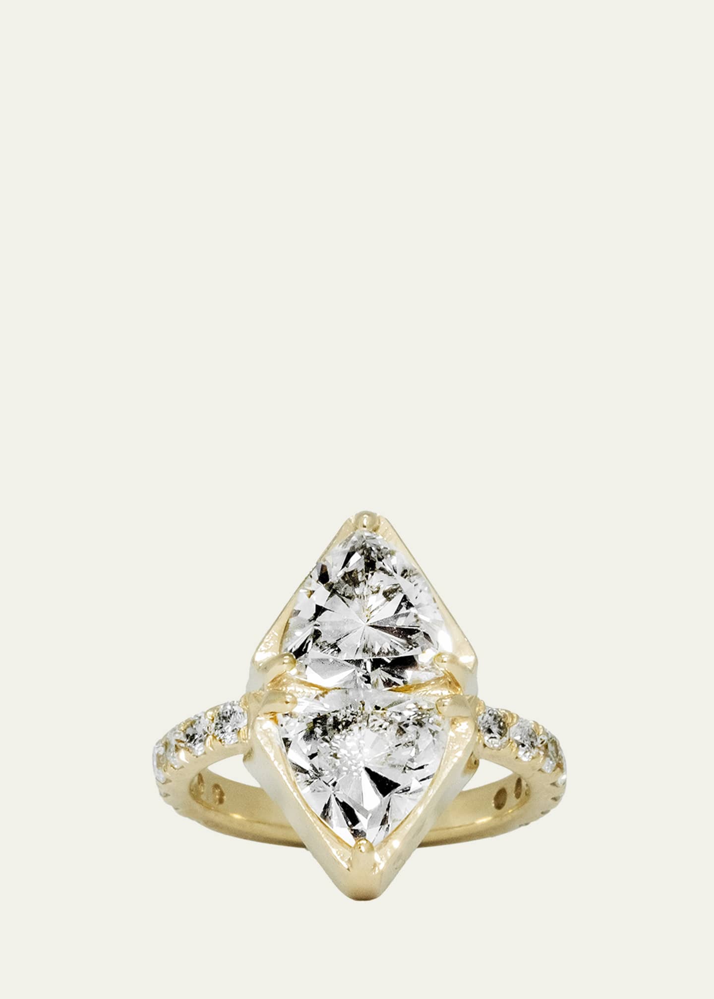 Dara Kaye Trillion Talisman Double Shield Statement Ring Image 1 of 2