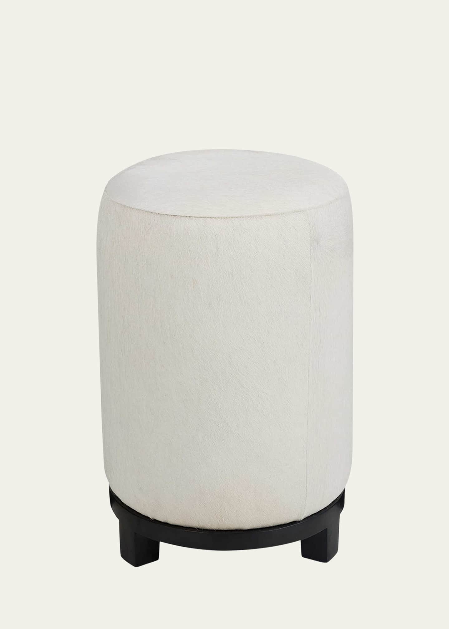 Arteriors Wimberley Hair on Hide Ottoman Image 1 of 4