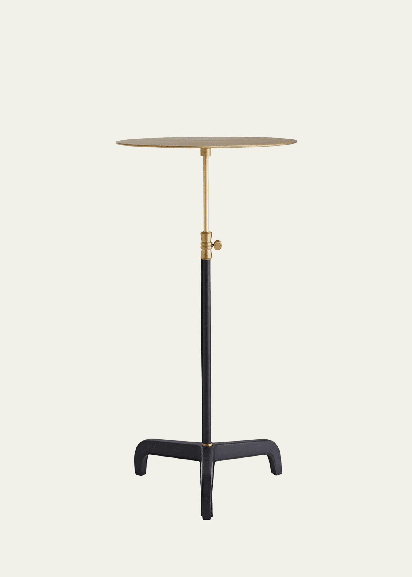 Arteriors Addison Adjustable Leather Accent Table Image 2 of 4