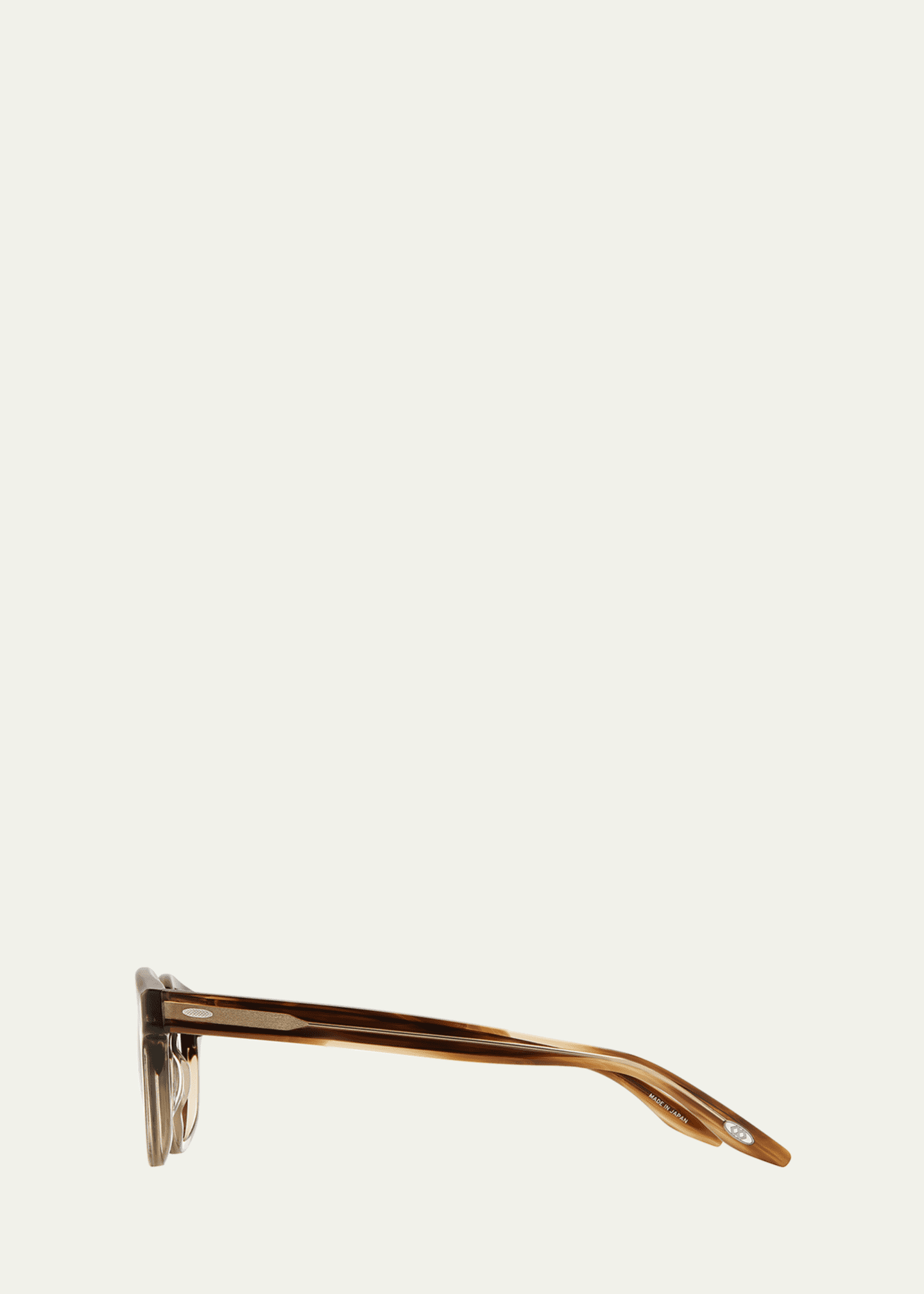 Barton Perreira Men's Oxford Acetate Round Sunglasses Image 3 of 3
