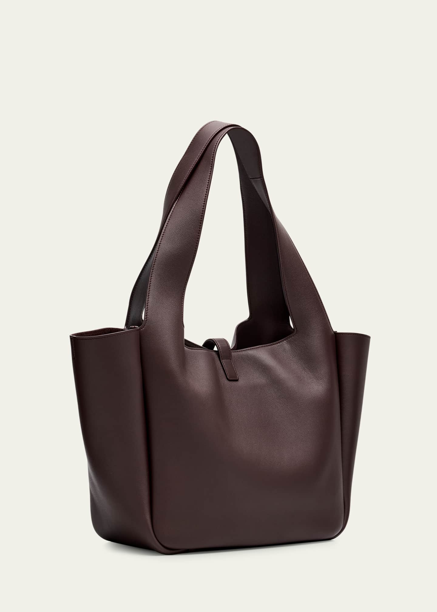 Saint Laurent Le 5 À 7 Bea YSL Tote Bag in Calfskin Leather