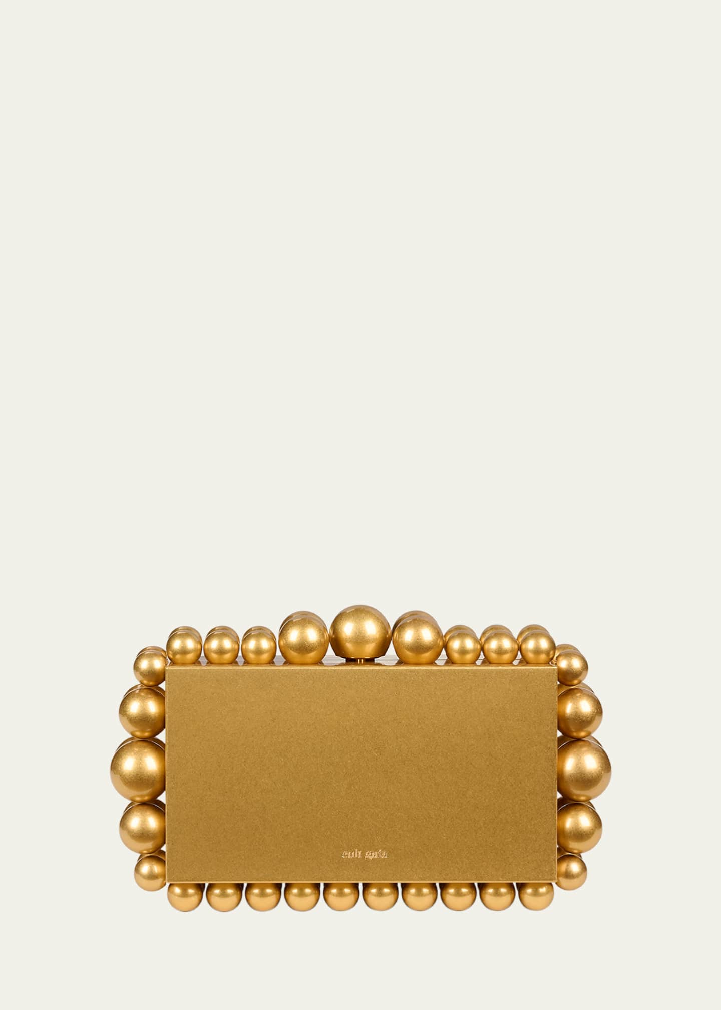 Cult Gaia Eos Metal Beaded Clutch Bag Image 1 of 2