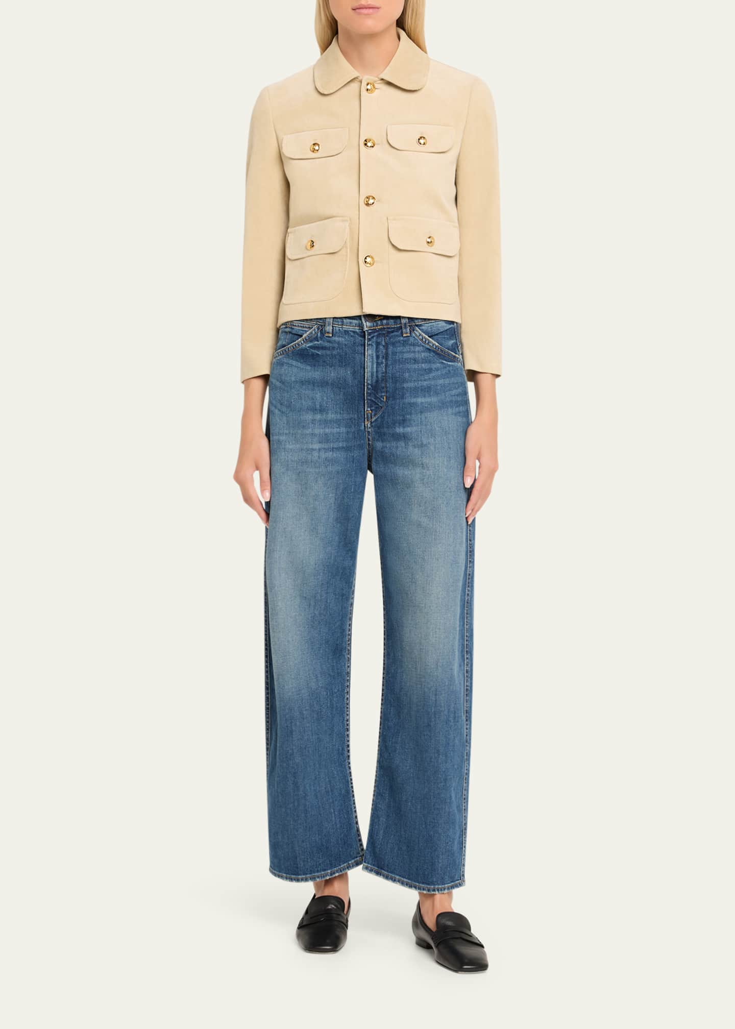 Tribeca Barrel-Leg Jeans
