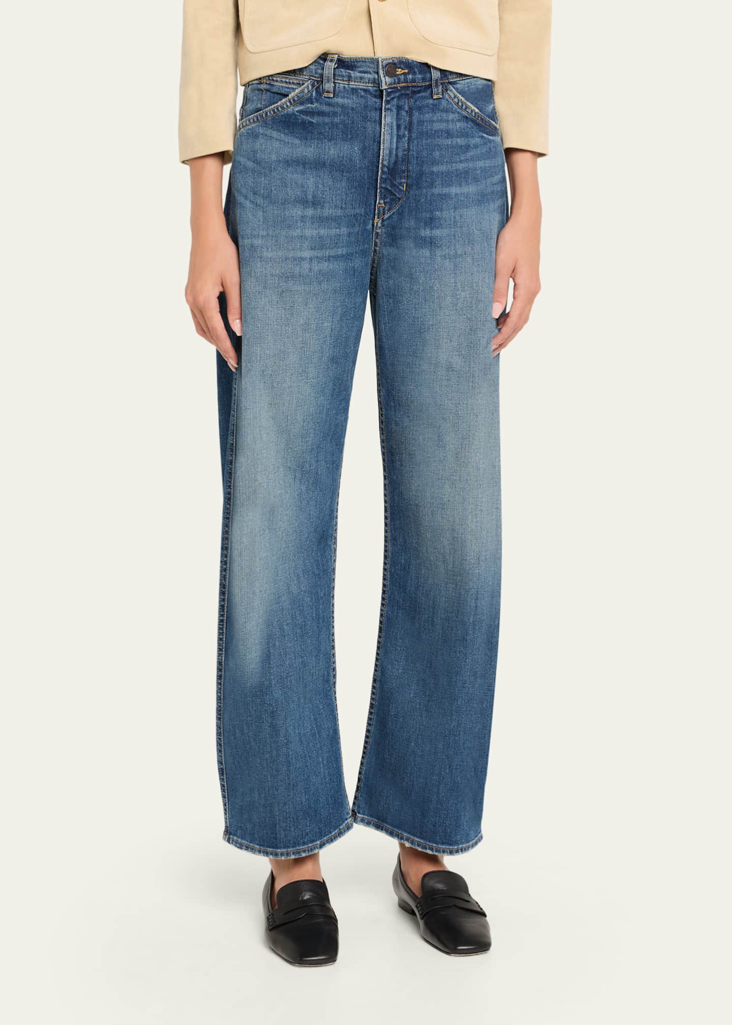Tribeca Barrel-Leg Jeans