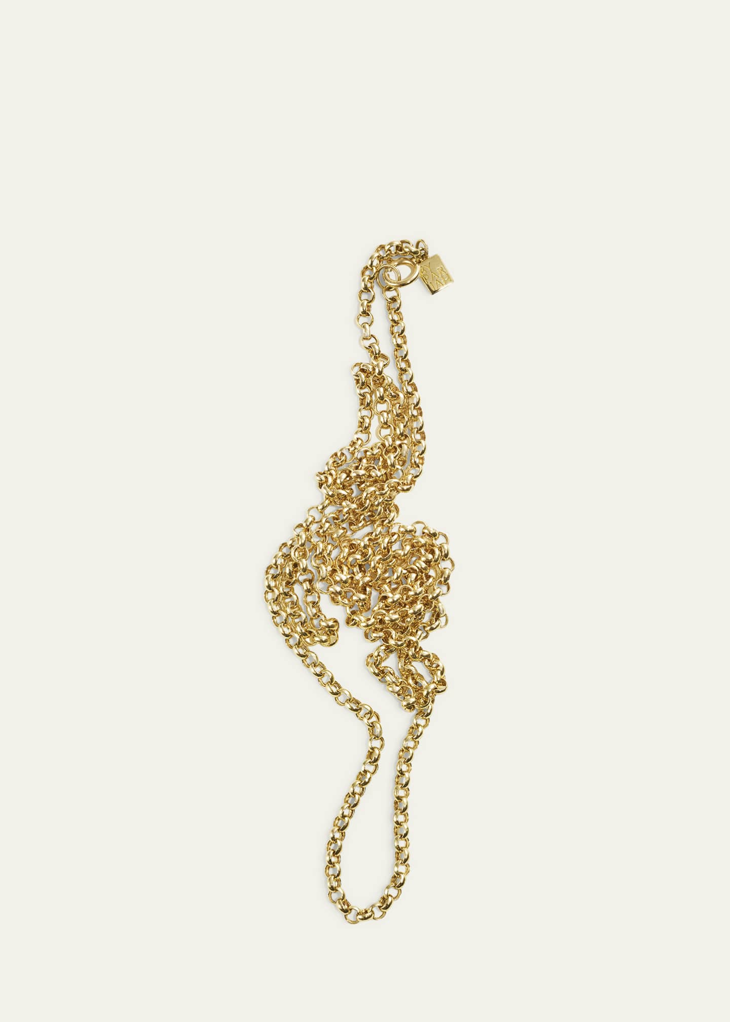 By Pariah 14K Yellow Gold Belcher Chain Necklace Image 2 of 2