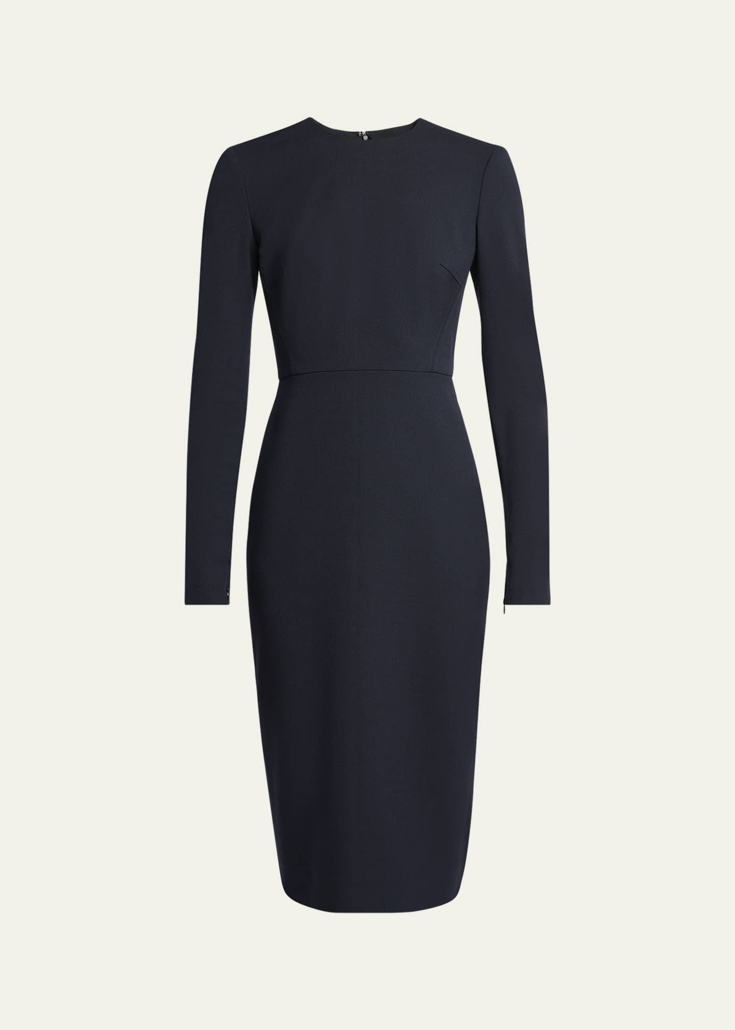 VICTORIA BECKHAM◆Crepe midi dress【送料関税込】 Crêpe midi dress in white - Victoria Beckham | Mytheresa