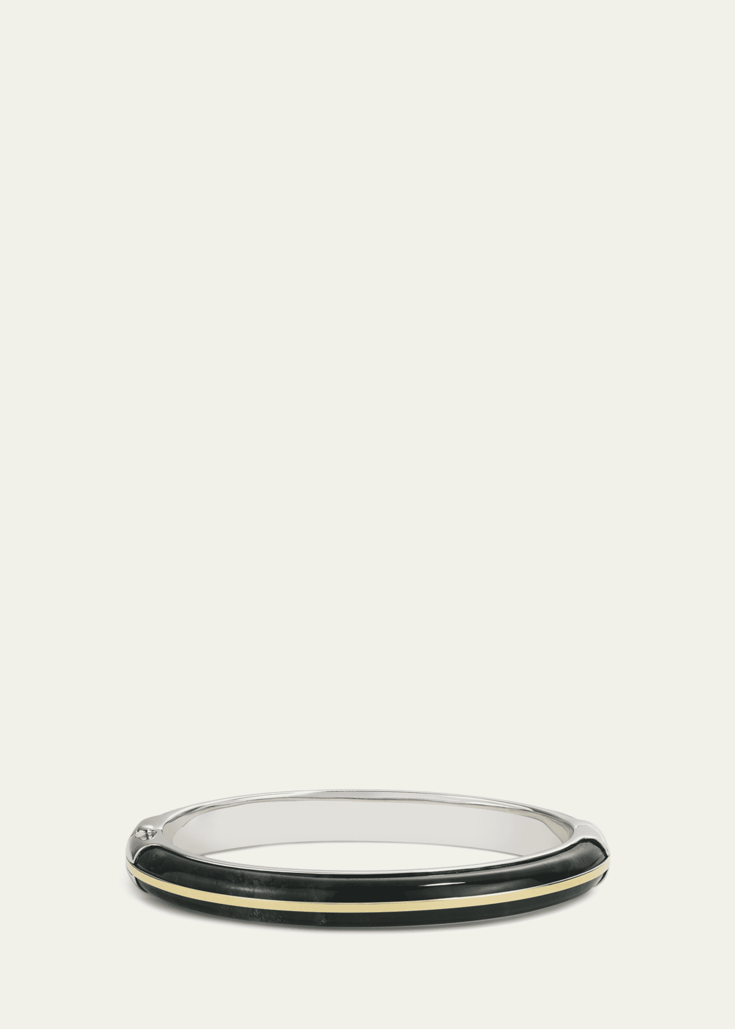 By Pariah Essential Stacking Cuff Bracelet, Moss Agate Image 2 of 3