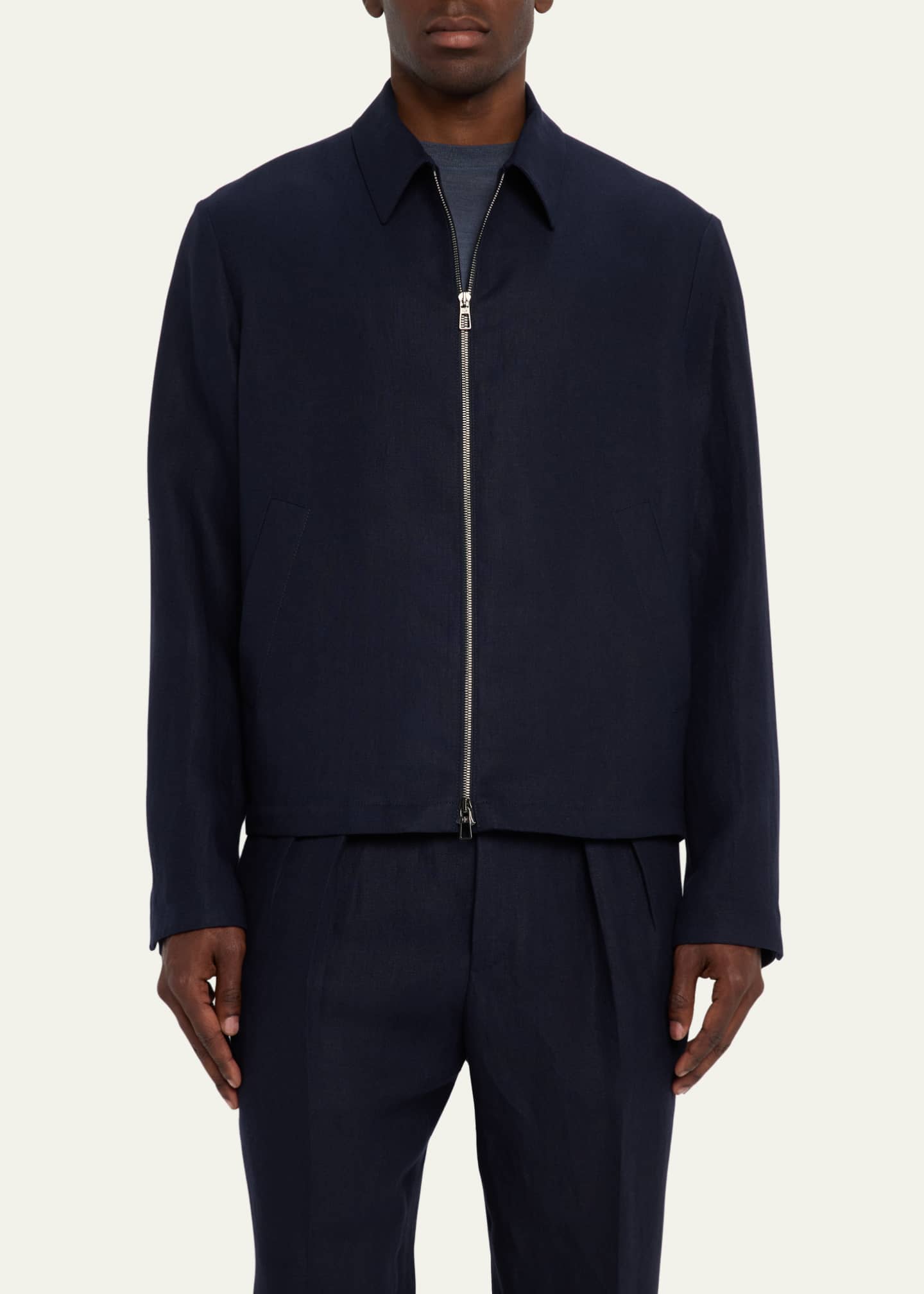 Loro Piana Men's Maurin Full-Zip Blouson - Bergdorf Goodman
