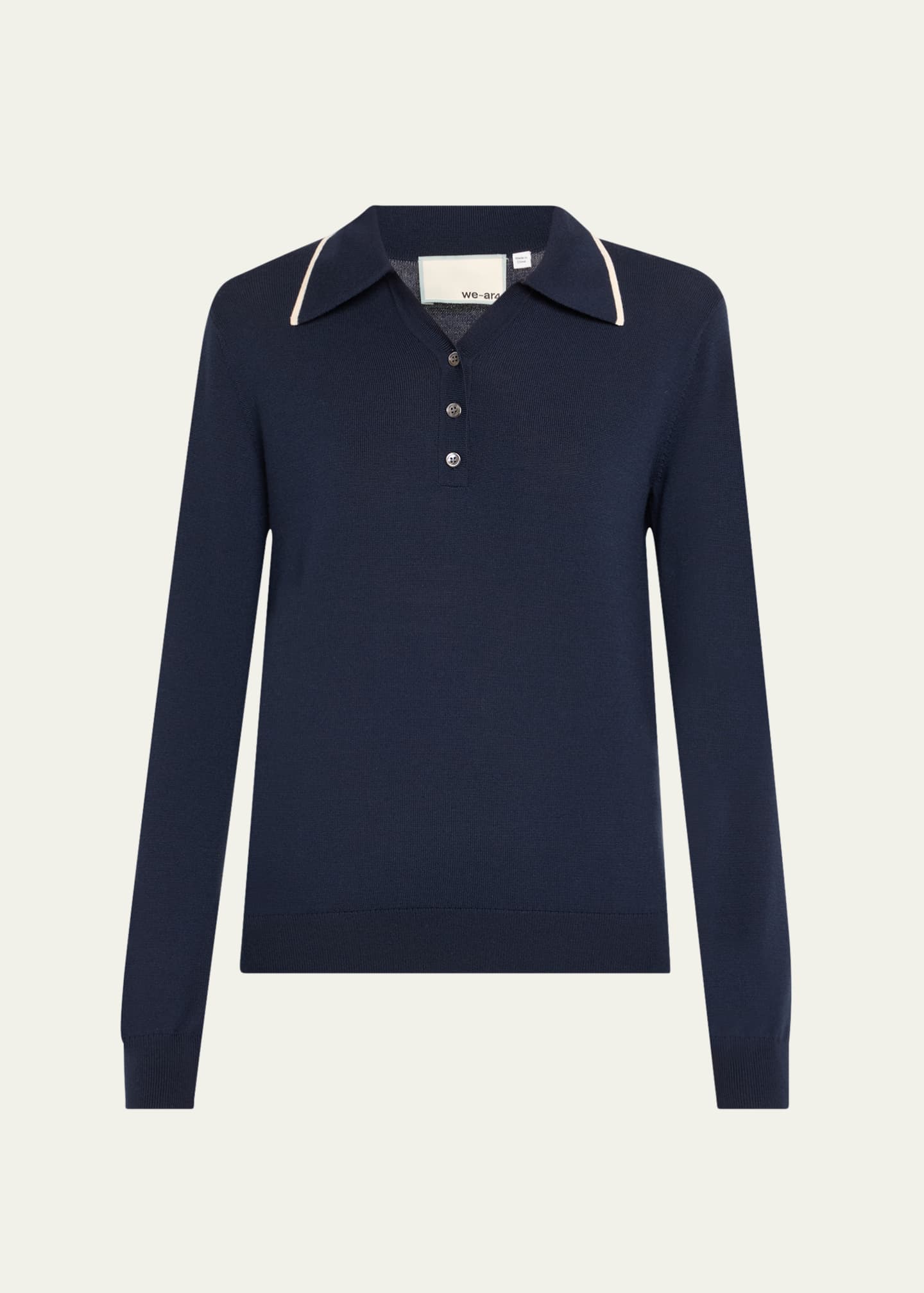 WE-AR4 The Varsity Polo Sweater Image 1 of 5