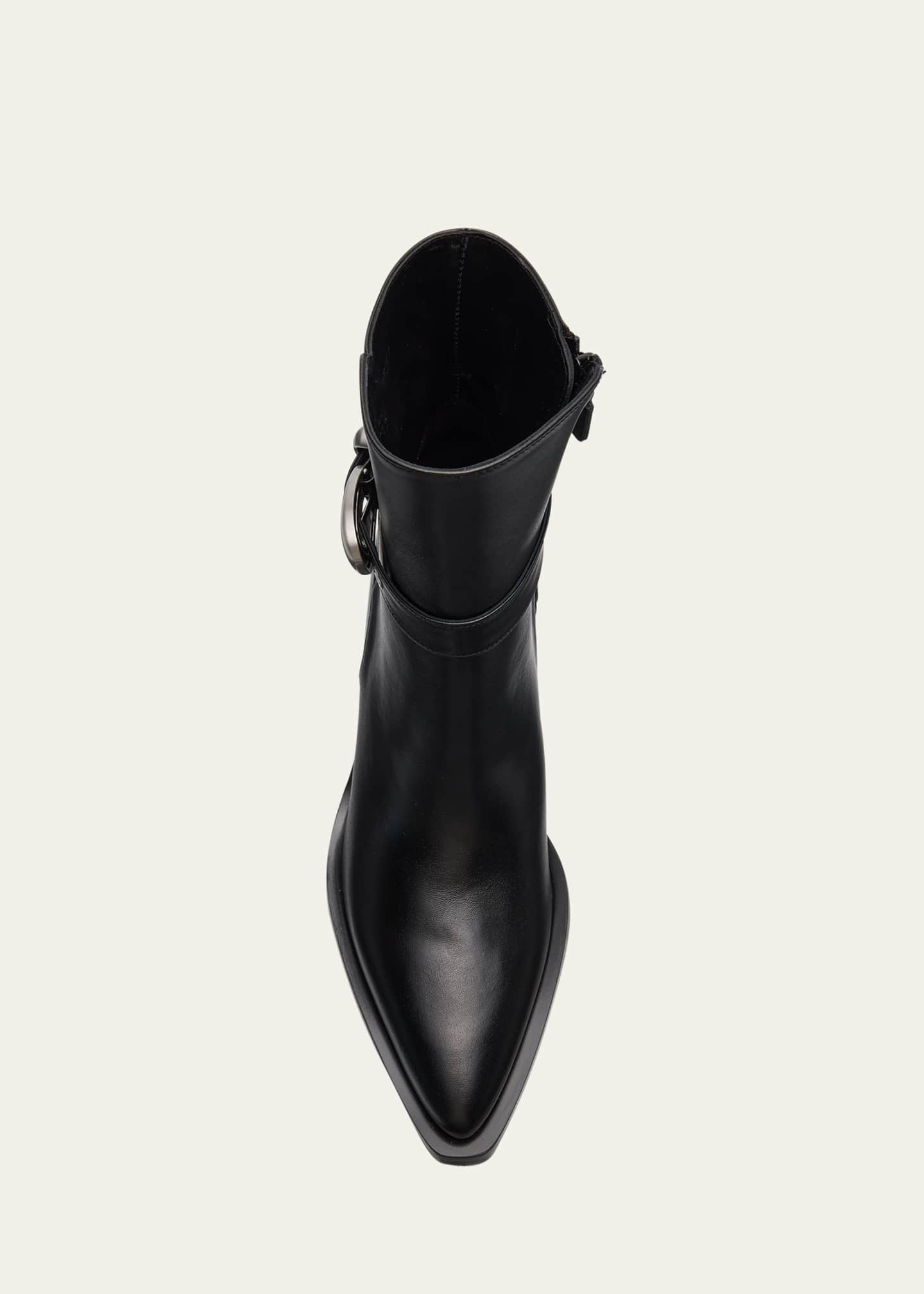 Stuart Weitzman Maven Leather Western Booties Image 6 of 6