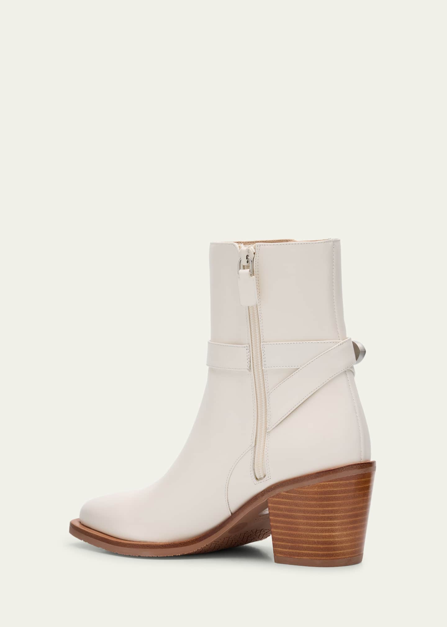 Stuart Weitzman Maven Leather Western Booties Image 4 of 6