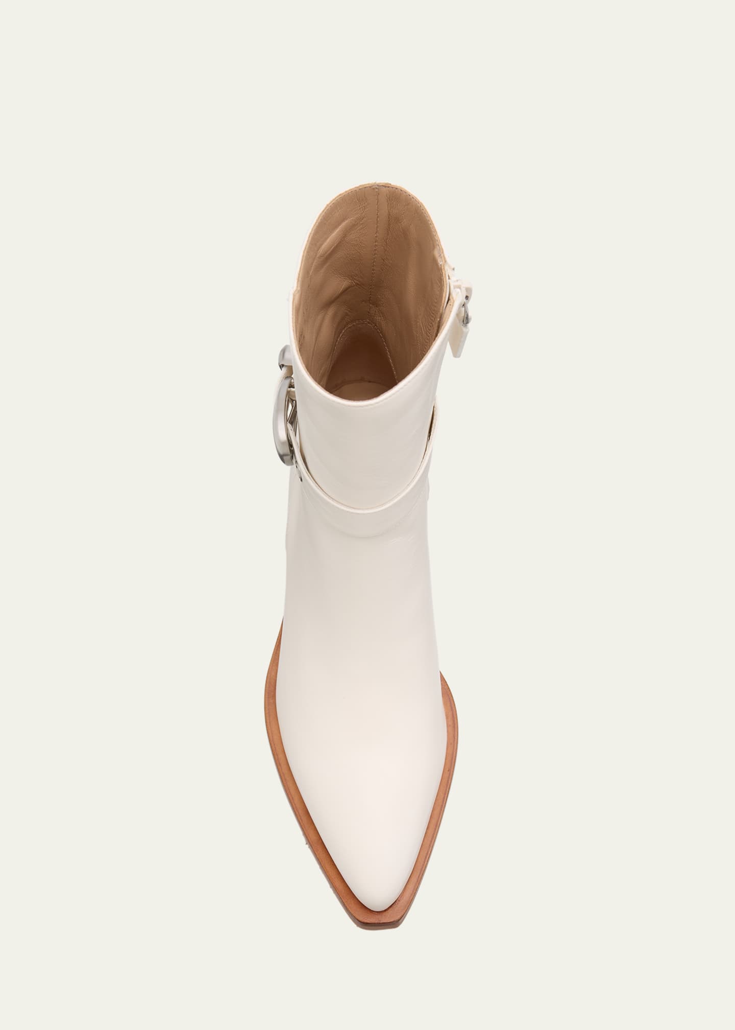 Stuart Weitzman Maven Leather Western Booties Image 6 of 6