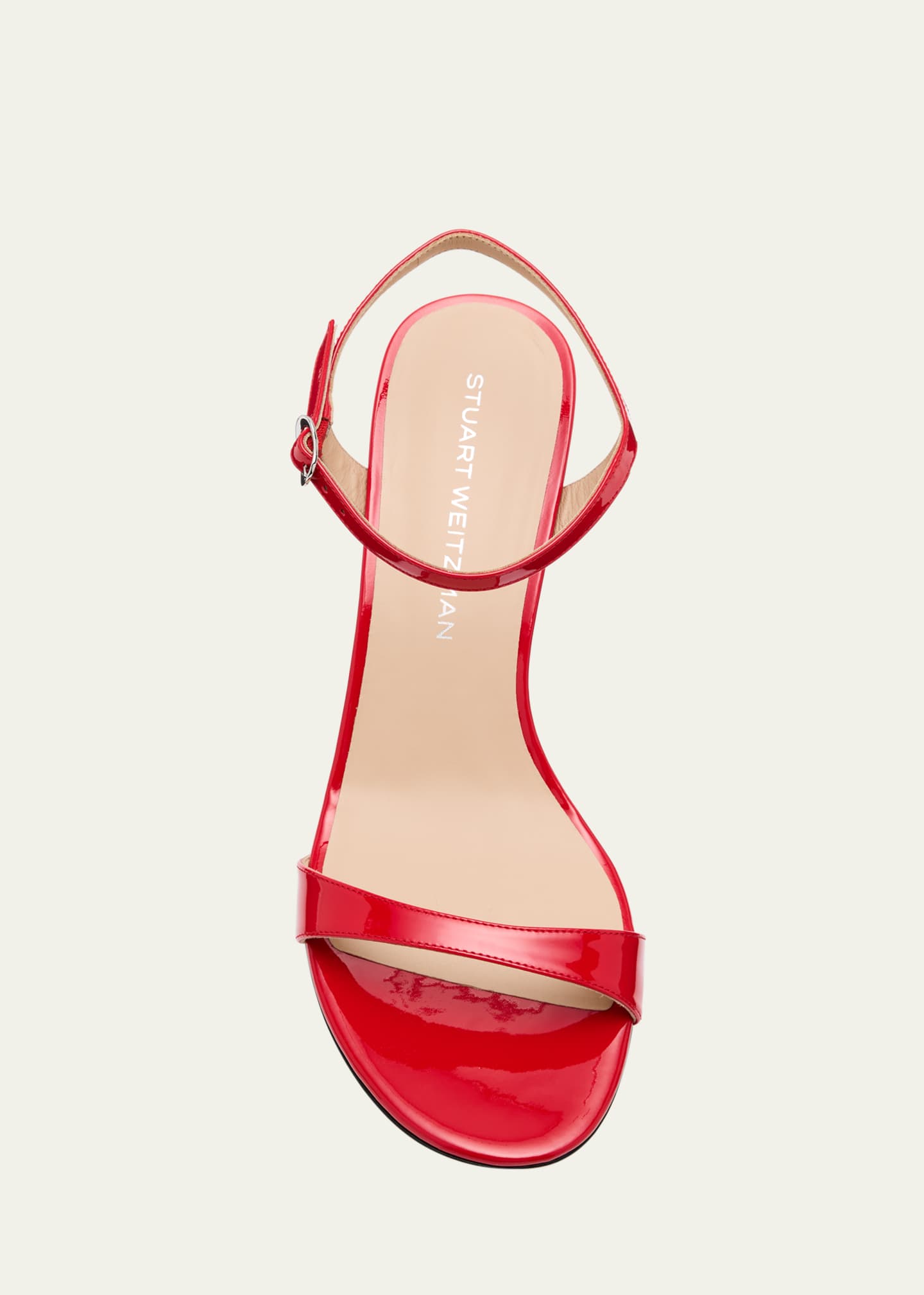 Stuart Weitzman Babette Patent Ankle-Strap Sandals Image 6 of 6