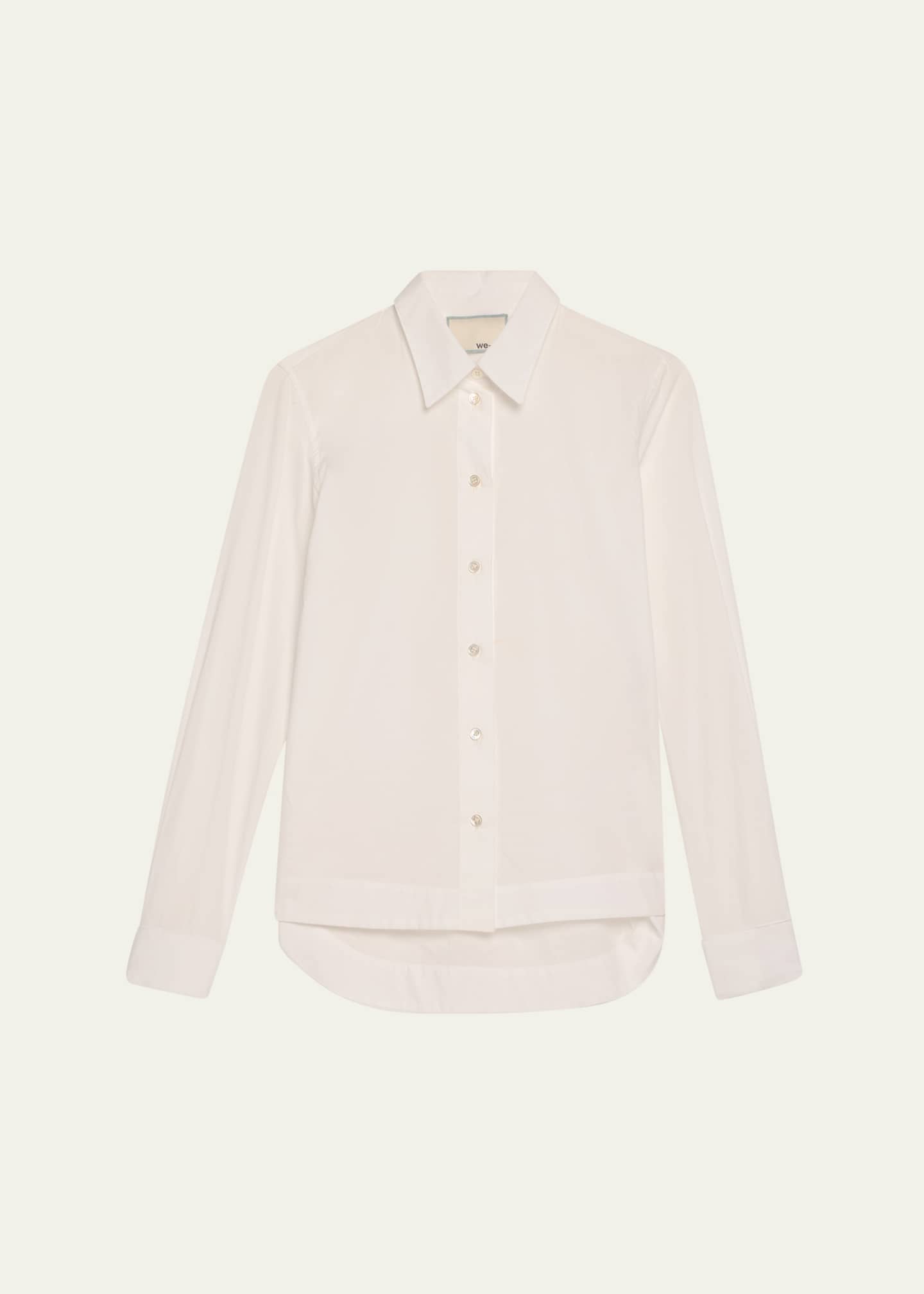 WE-AR4 Cropped Collared Shirt Image 1 of 5