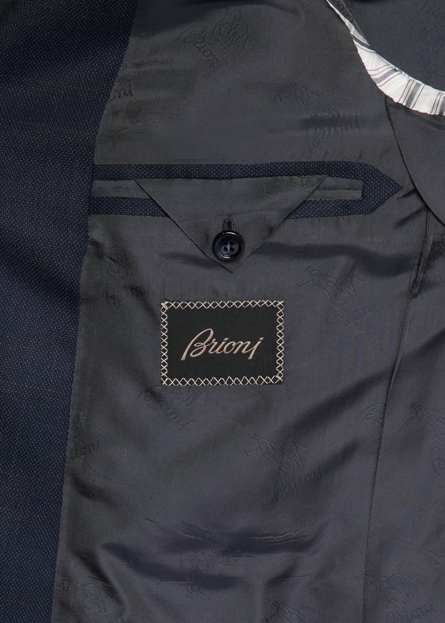 Brioni Men's Wool Birdseye Two-Piece Suit Image 7 of 8