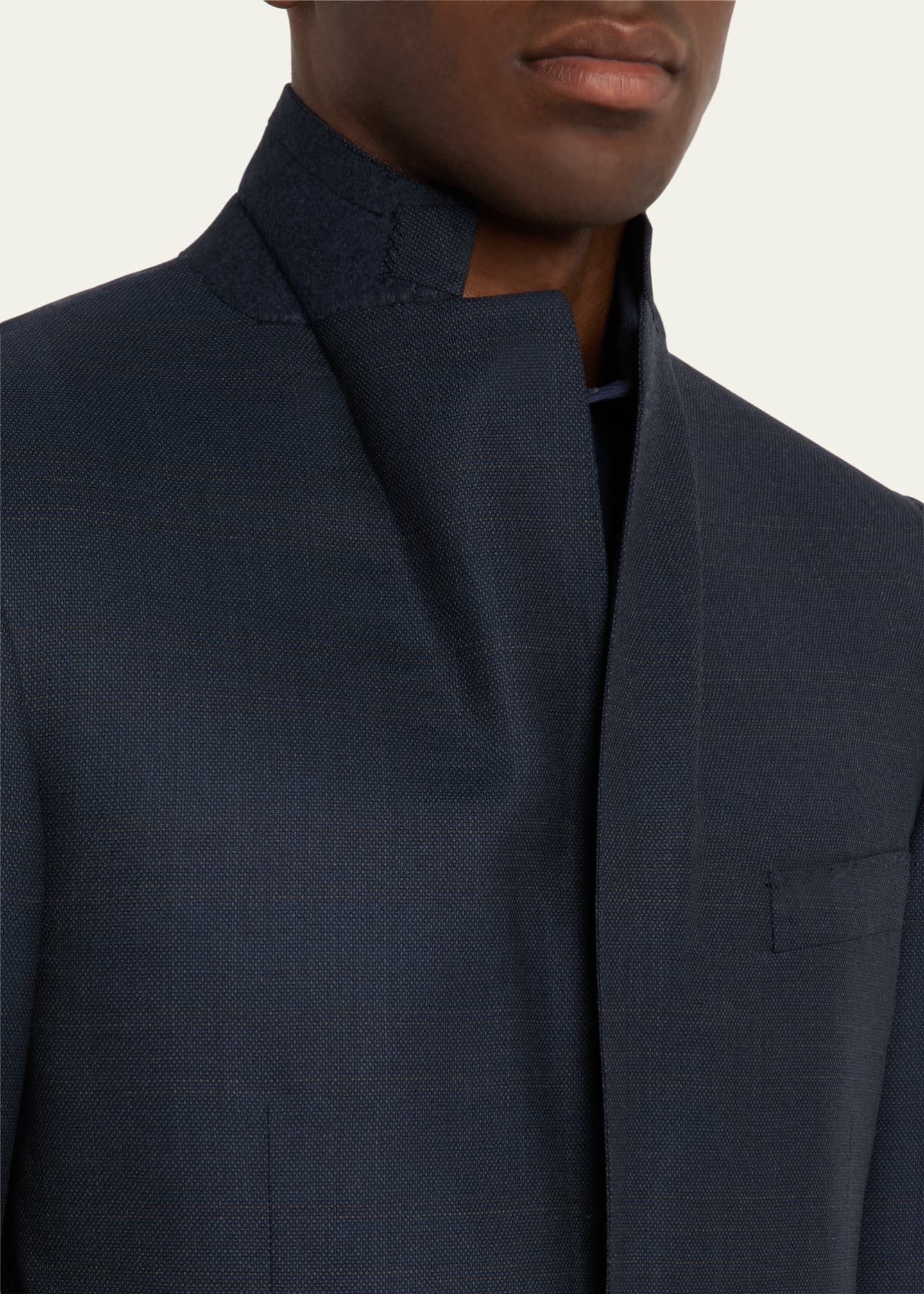 Brioni Men's Wool Birdseye Two-Piece Suit Image 8 of 8