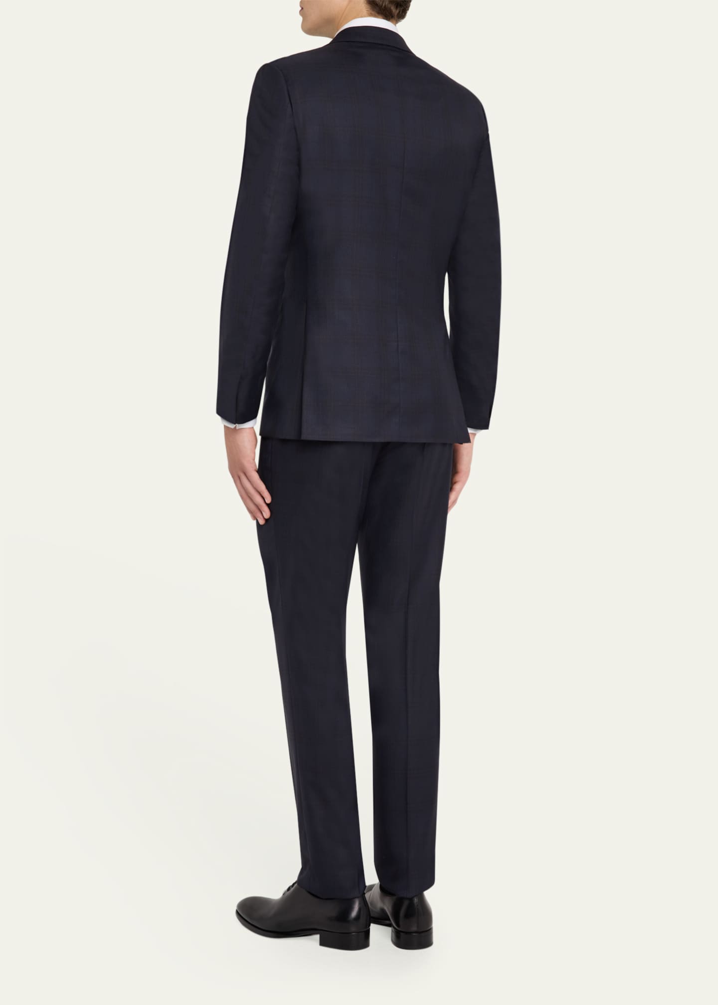 Brioni Men's Wool and Silk Tonal Plaid Two-Piece Suit Image 3 of 8