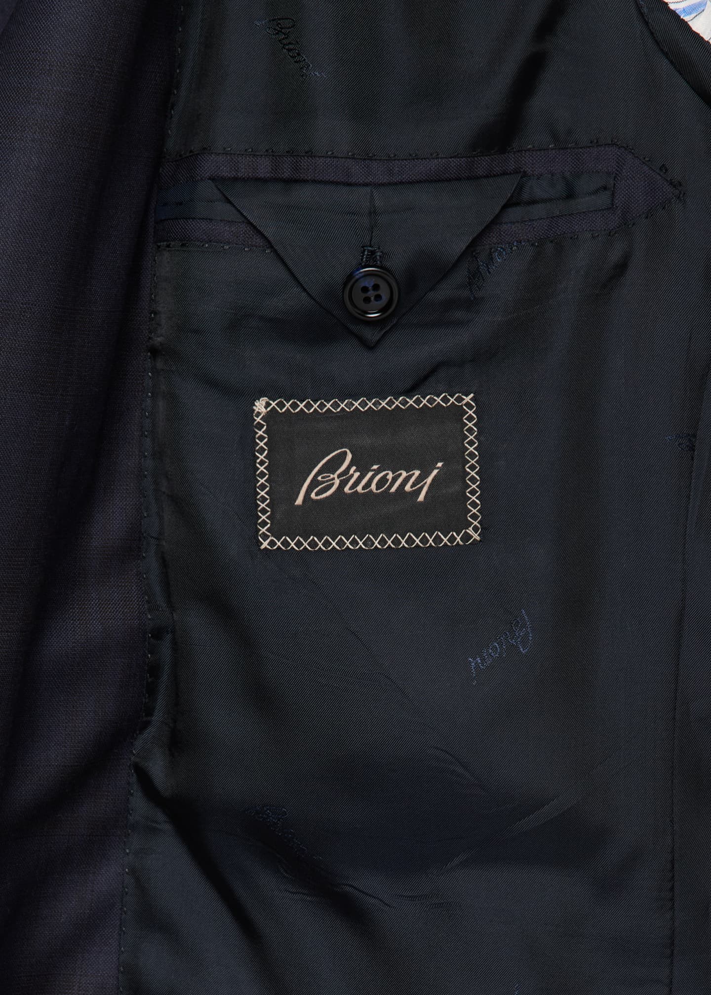 Brioni Men's Wool and Silk Tonal Plaid Two-Piece Suit Image 7 of 8