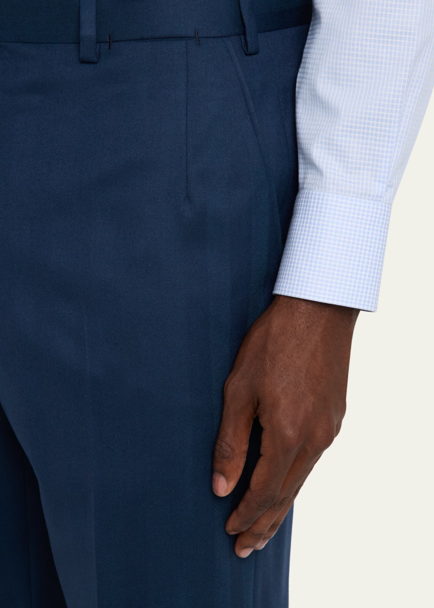 Brioni Men's Wool Herringbone Two-Piece Suit Image 7 of 8