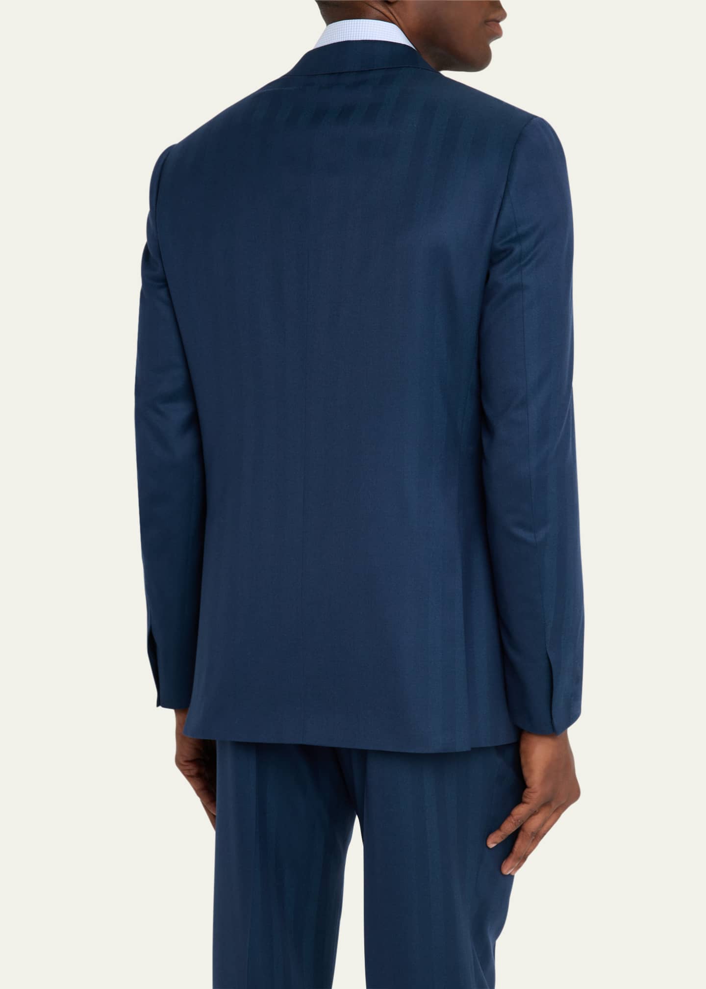 Brioni Men's Wool Herringbone Two-Piece Suit Image 5 of 8