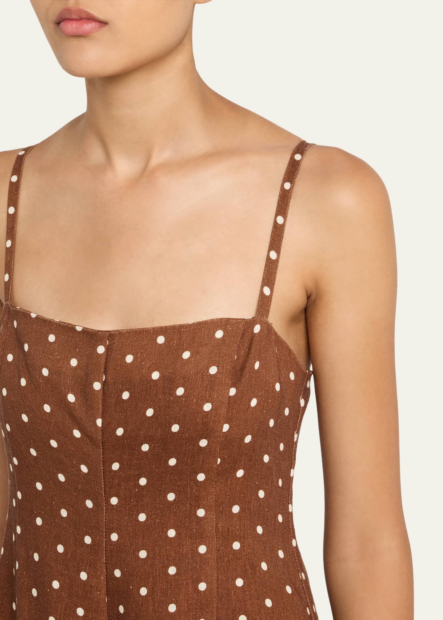 Cara Cara Gimlet Polka Dot Midi Dress Image 5 of 5