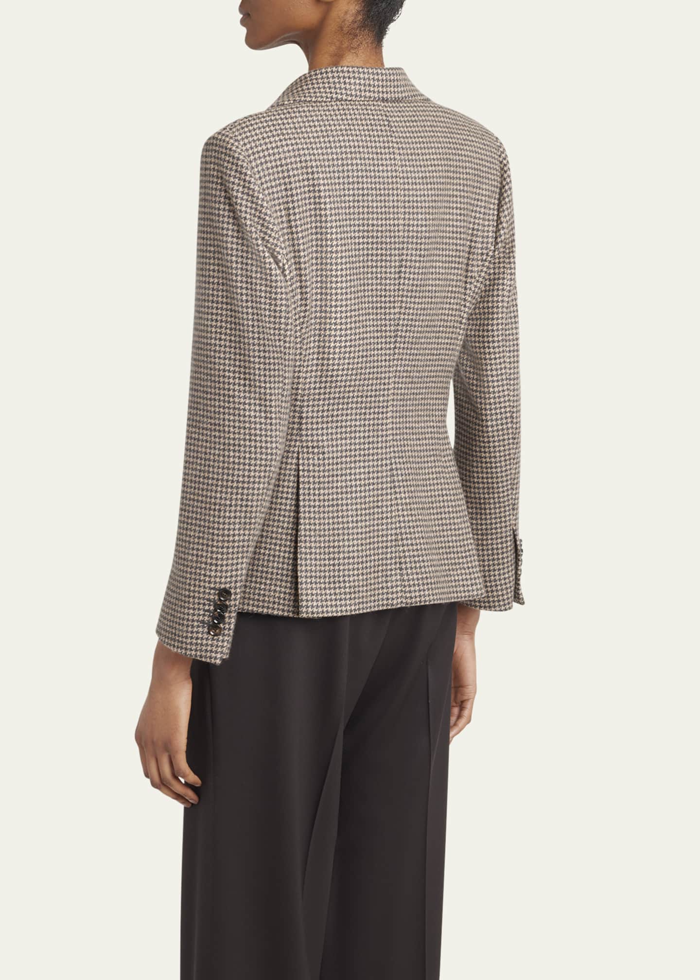 Kiton Houndstooth Cashmere Blazer Image 3 of 5