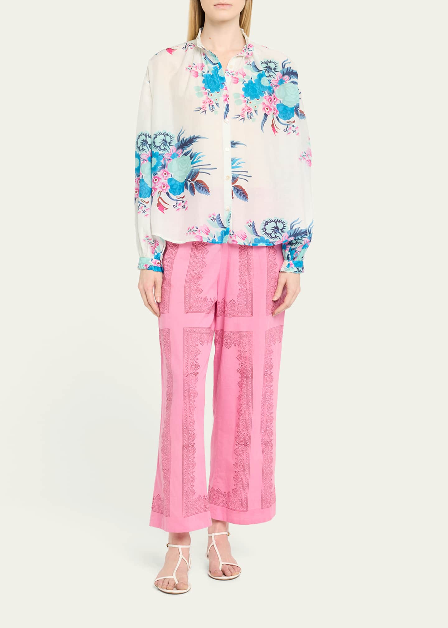 Alix of Bohemia Poet Berry Jackfruit Blouse Image 2 of 5