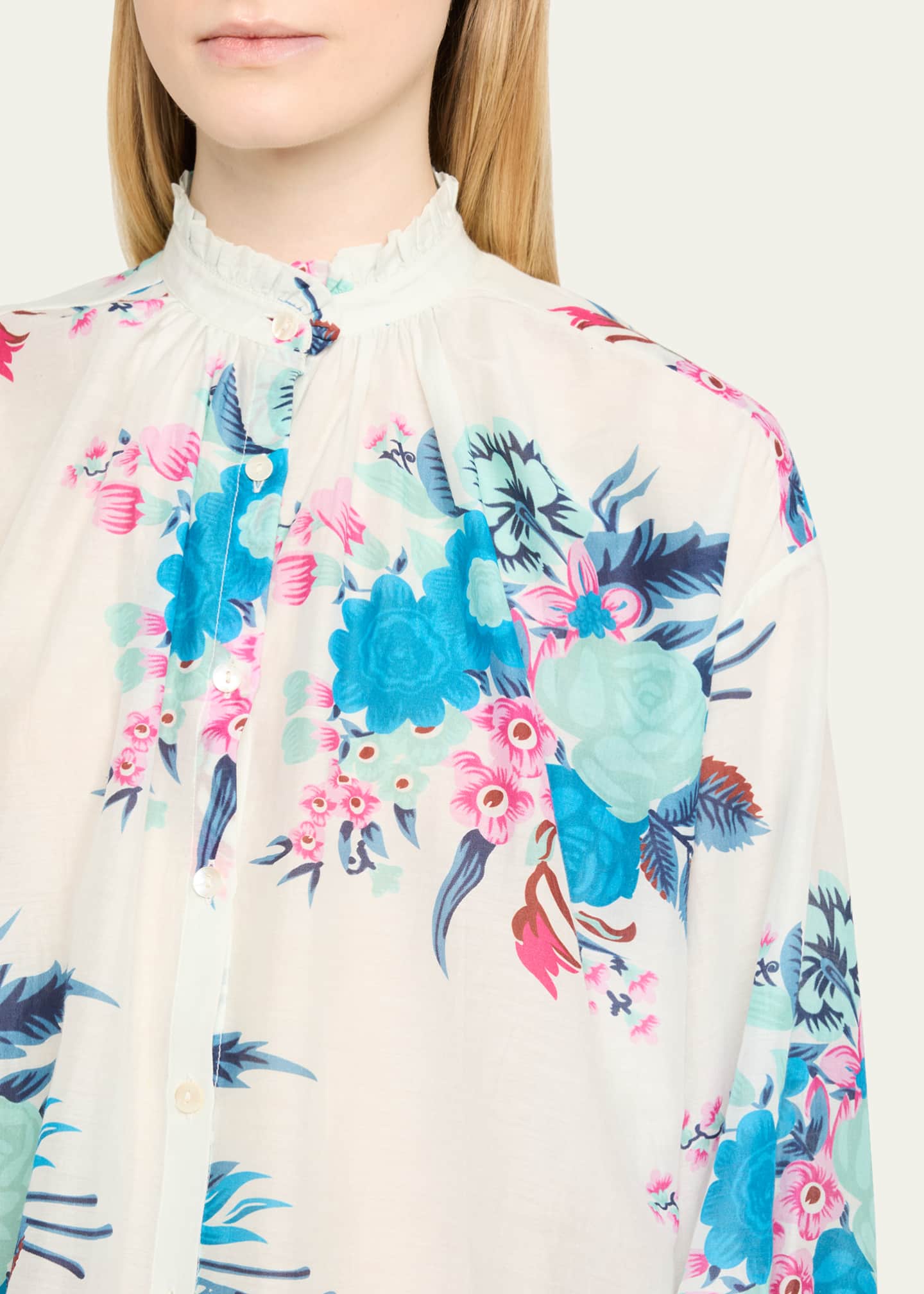 Alix of Bohemia Poet Berry Jackfruit Blouse Image 5 of 5