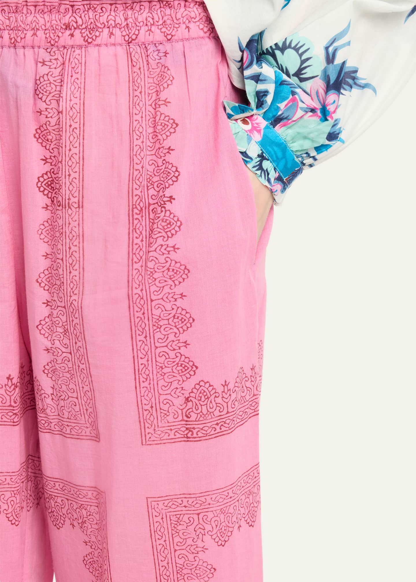 Alix of Bohemia Otto Fuchsia Tile Pants Image 5 of 5