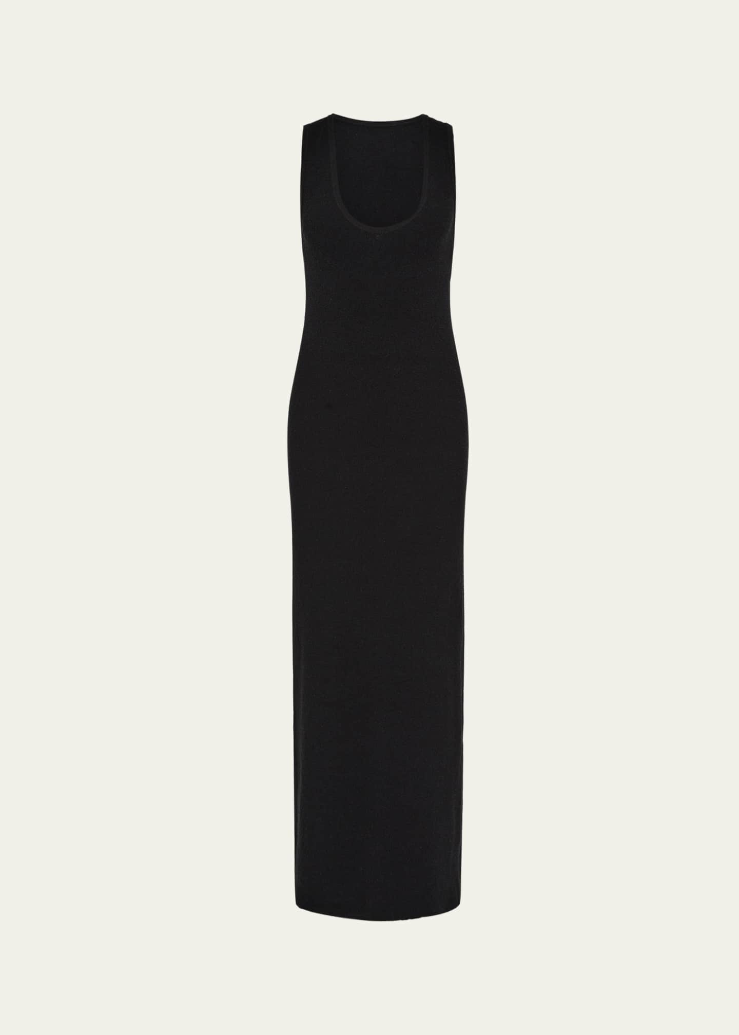 black tiered maxi dress Black Tiered Mix Media Square Neck Maxi Dress