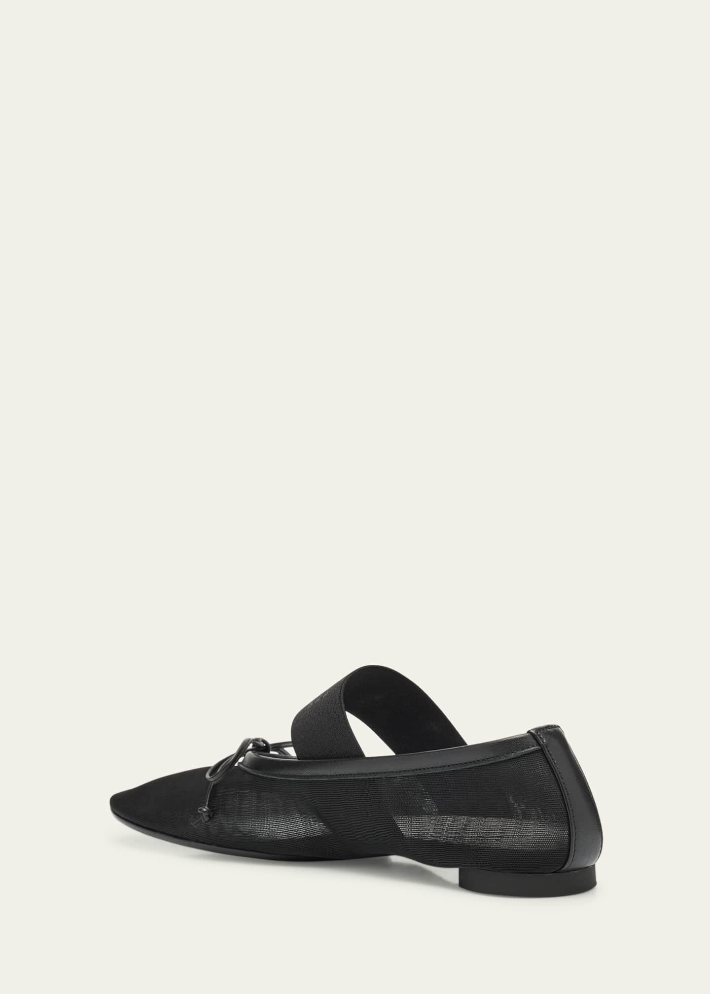 Mesh Anatomic Numeric Ballerina Flats