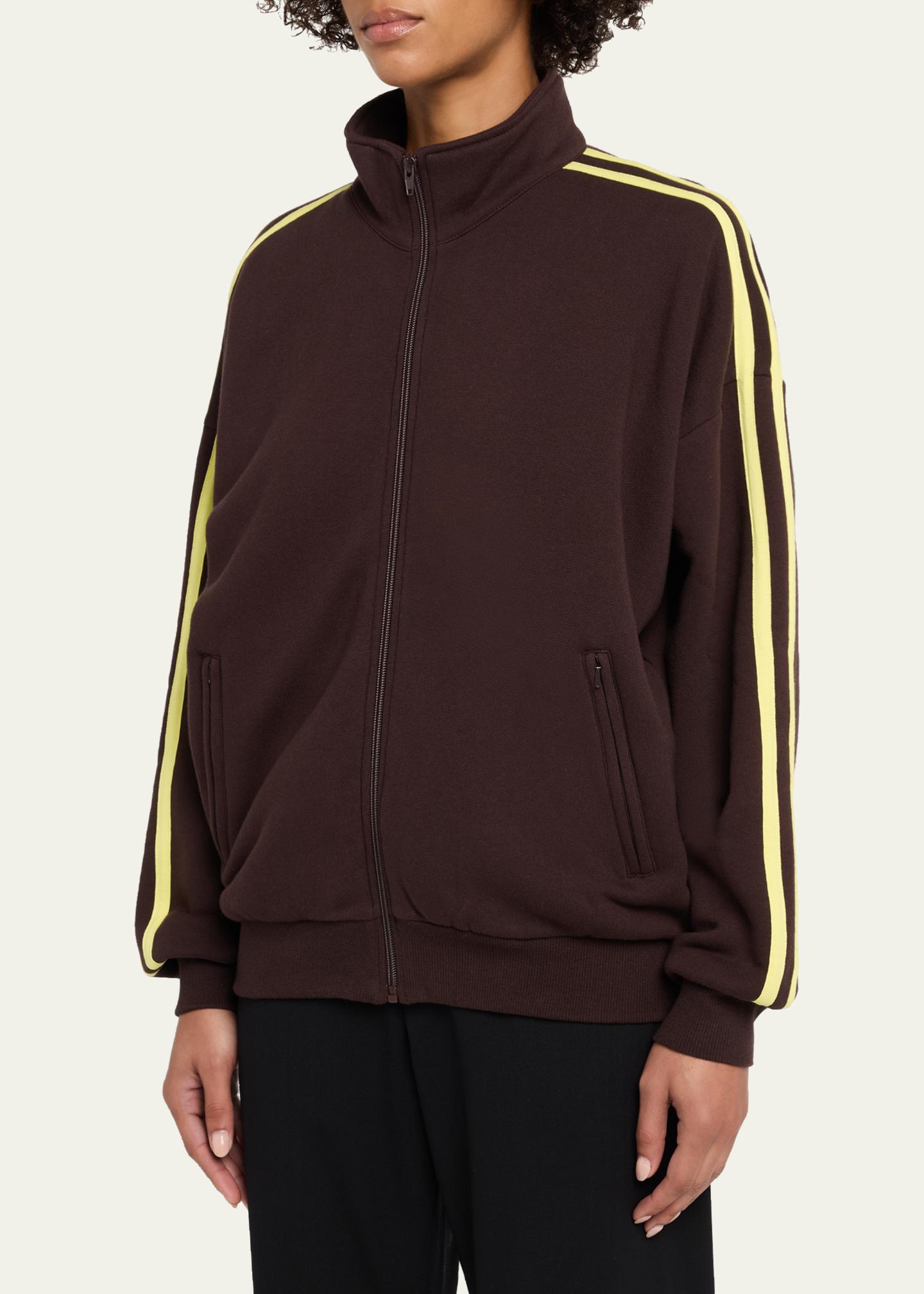 6397 Fleece Zip-Up Track Jacket - Bergdorf Goodman