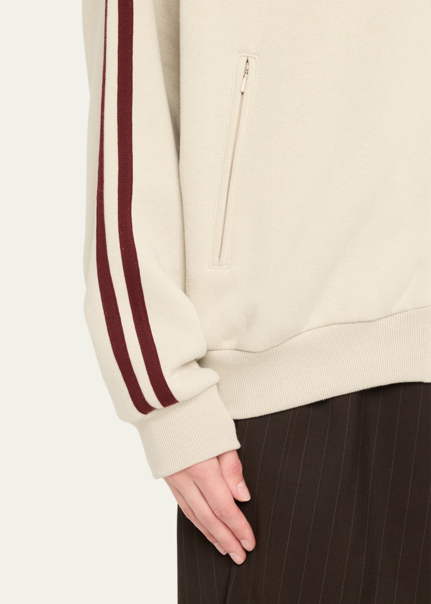 6397 Fleece Zip-Up Track Jacket - Bergdorf Goodman