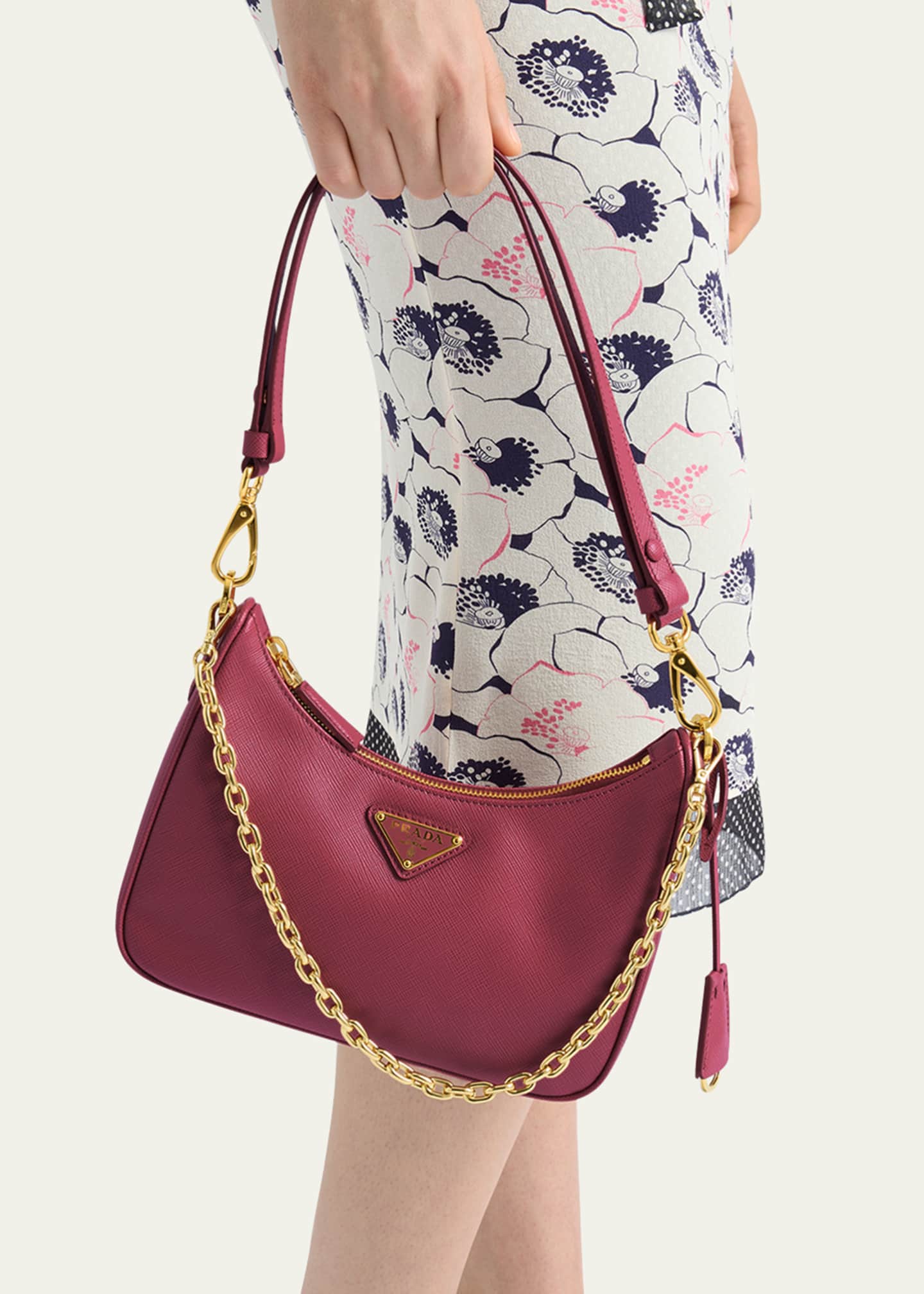 Prada Re-Edition Saffiano Leather Shoulder Bag Image 2 of 4