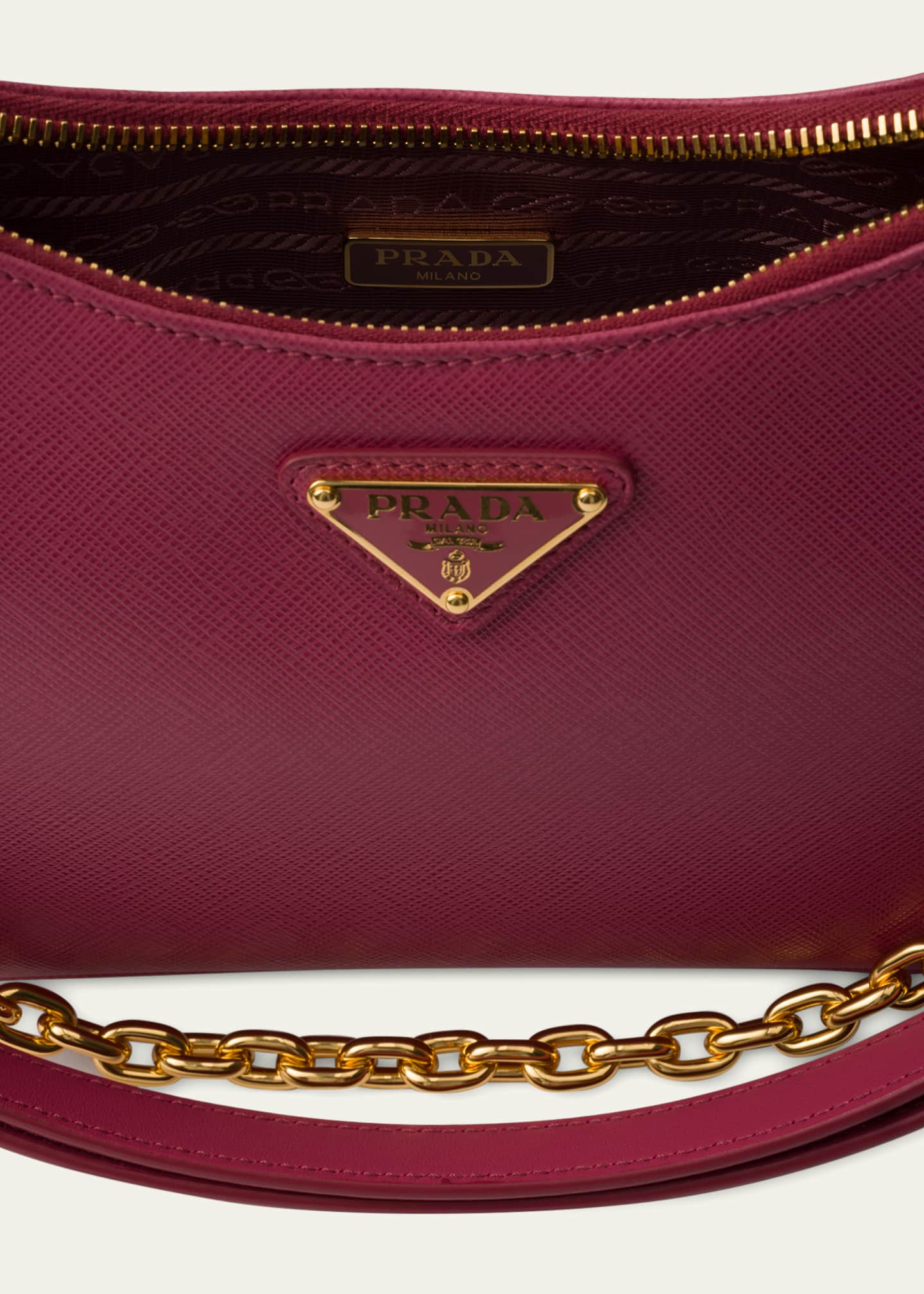 Prada Re-Edition Saffiano Leather Shoulder Bag Image 4 of 4