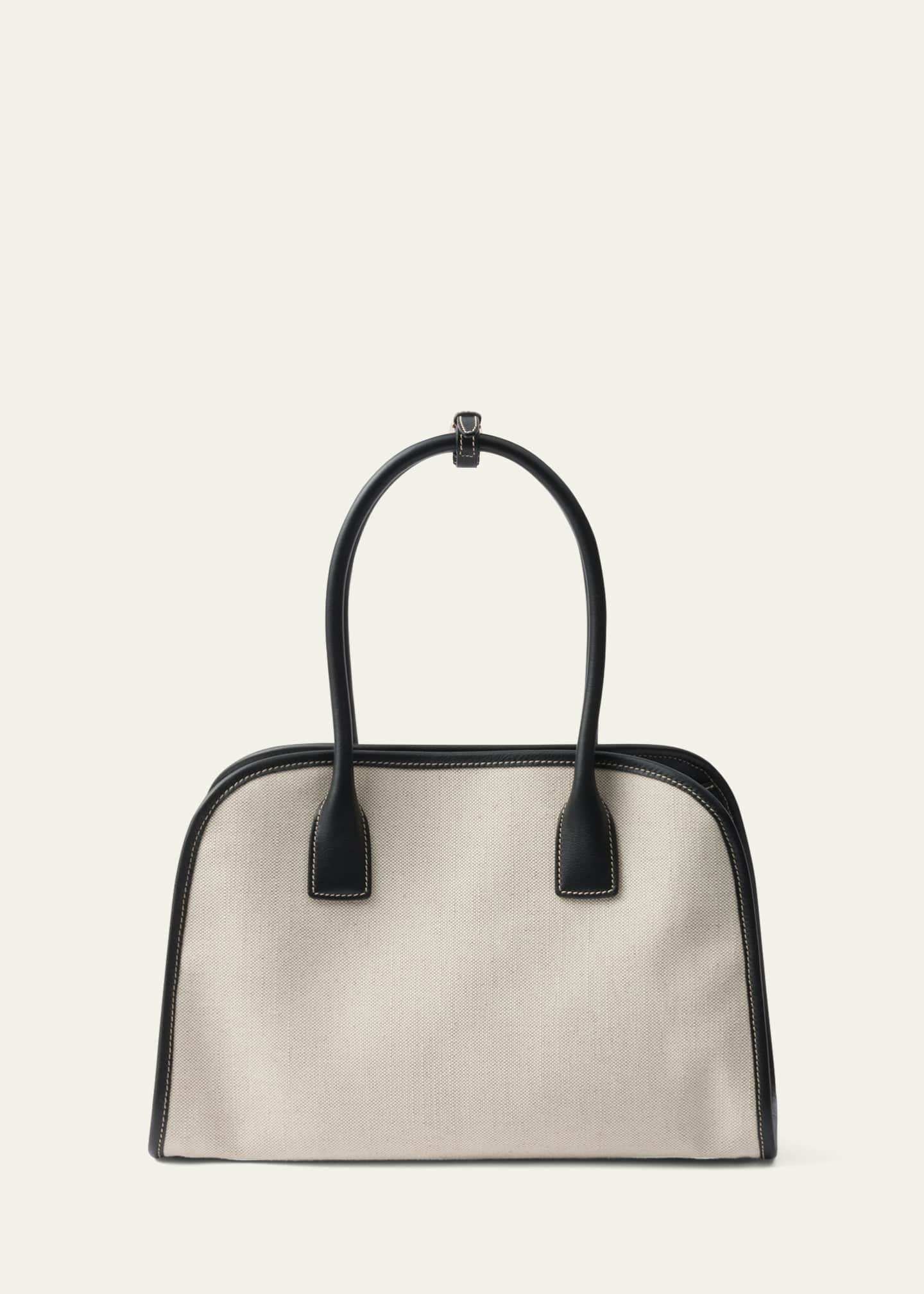 Prada Canvas and Leather Top-Handle Bag Image 2 of 3